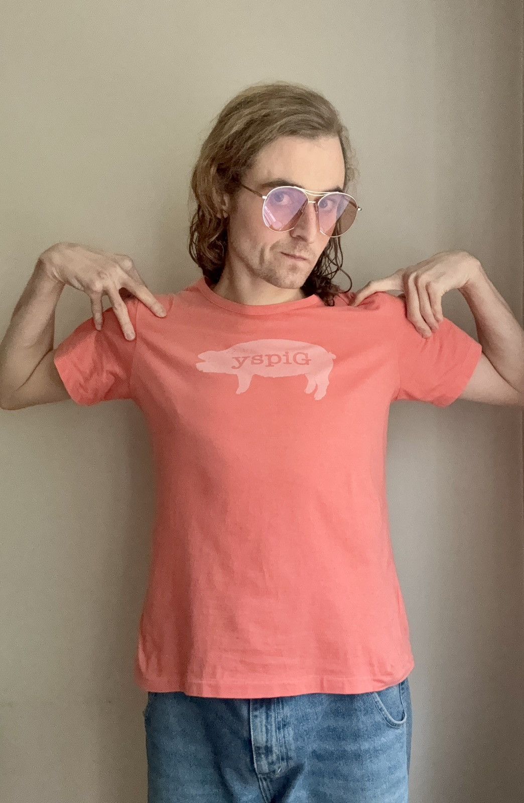 Yohji Yamamoto Yohji Yamamoto Y’s GIPSY Pig Logo Tee Size US M / EU 48-50 / 2 - 7 Thumbnail