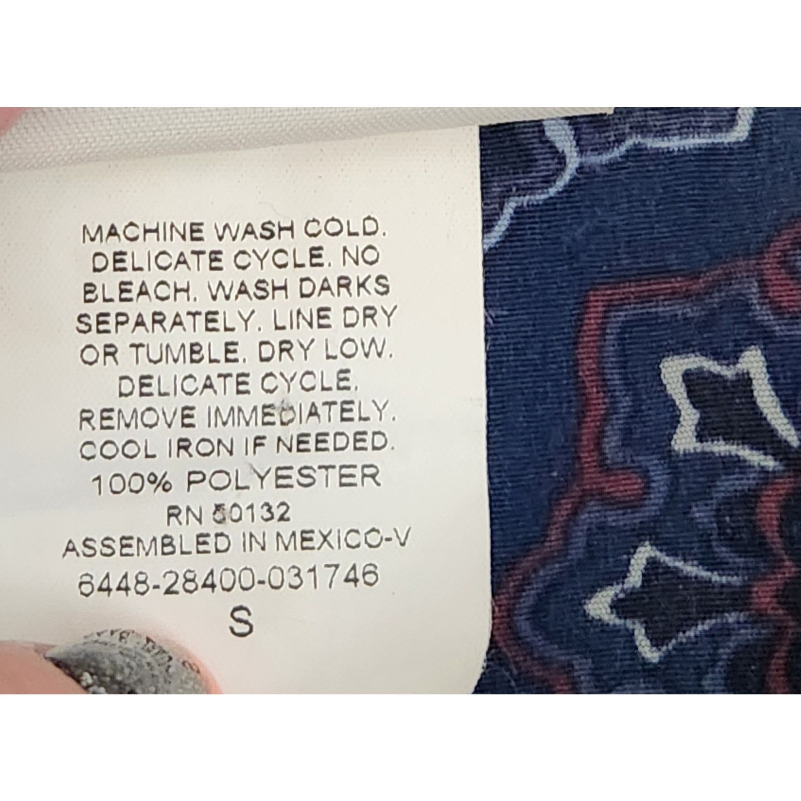 Other VTG BonWorth Blue Floral Print Full Zip Collard Blazer Small Size S / US 4 / IT 40 - 6 Thumbnail