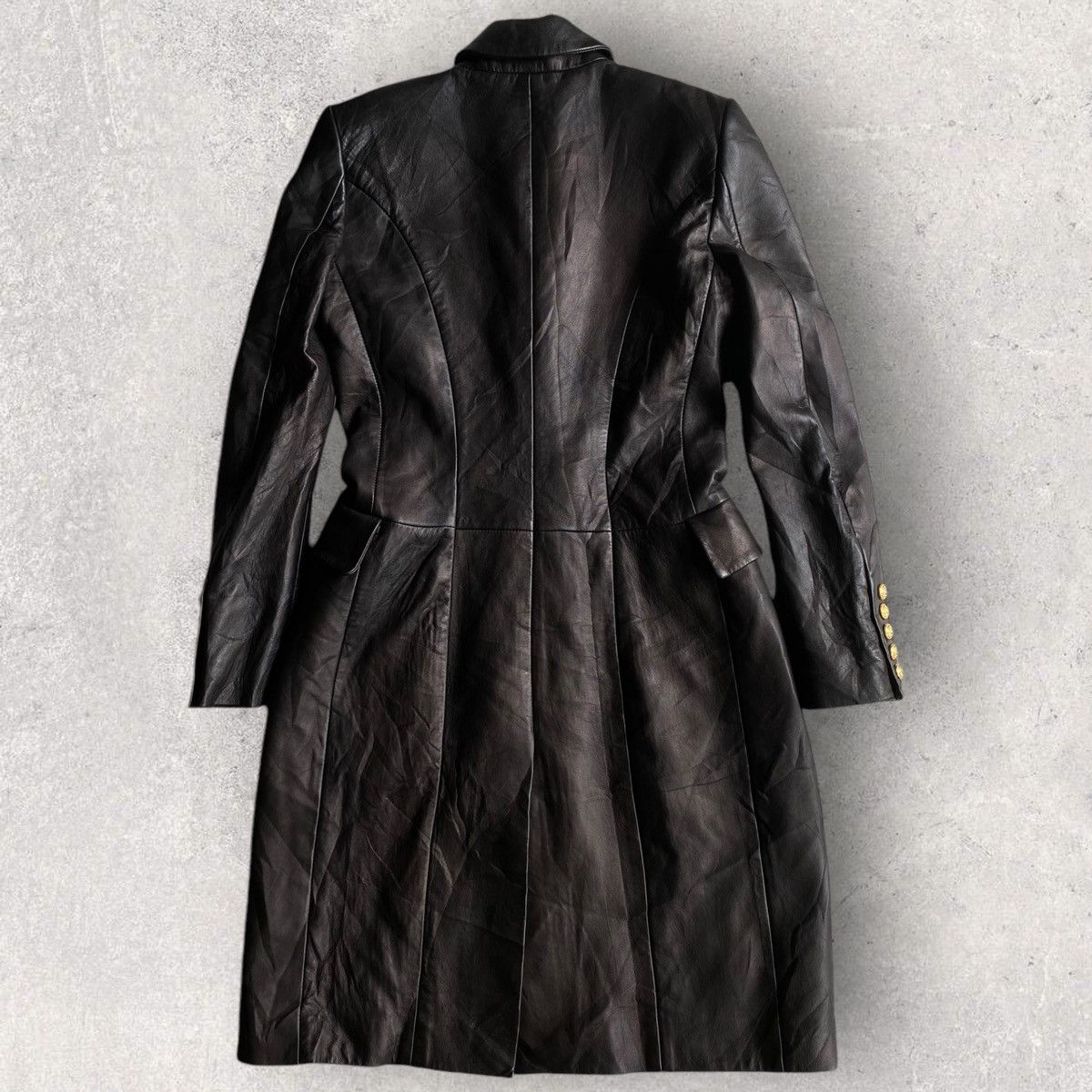 Balmain Balmain Double Breasted Sheep Leather Coat Size S / US 4 / IT 40 - 4 Thumbnail