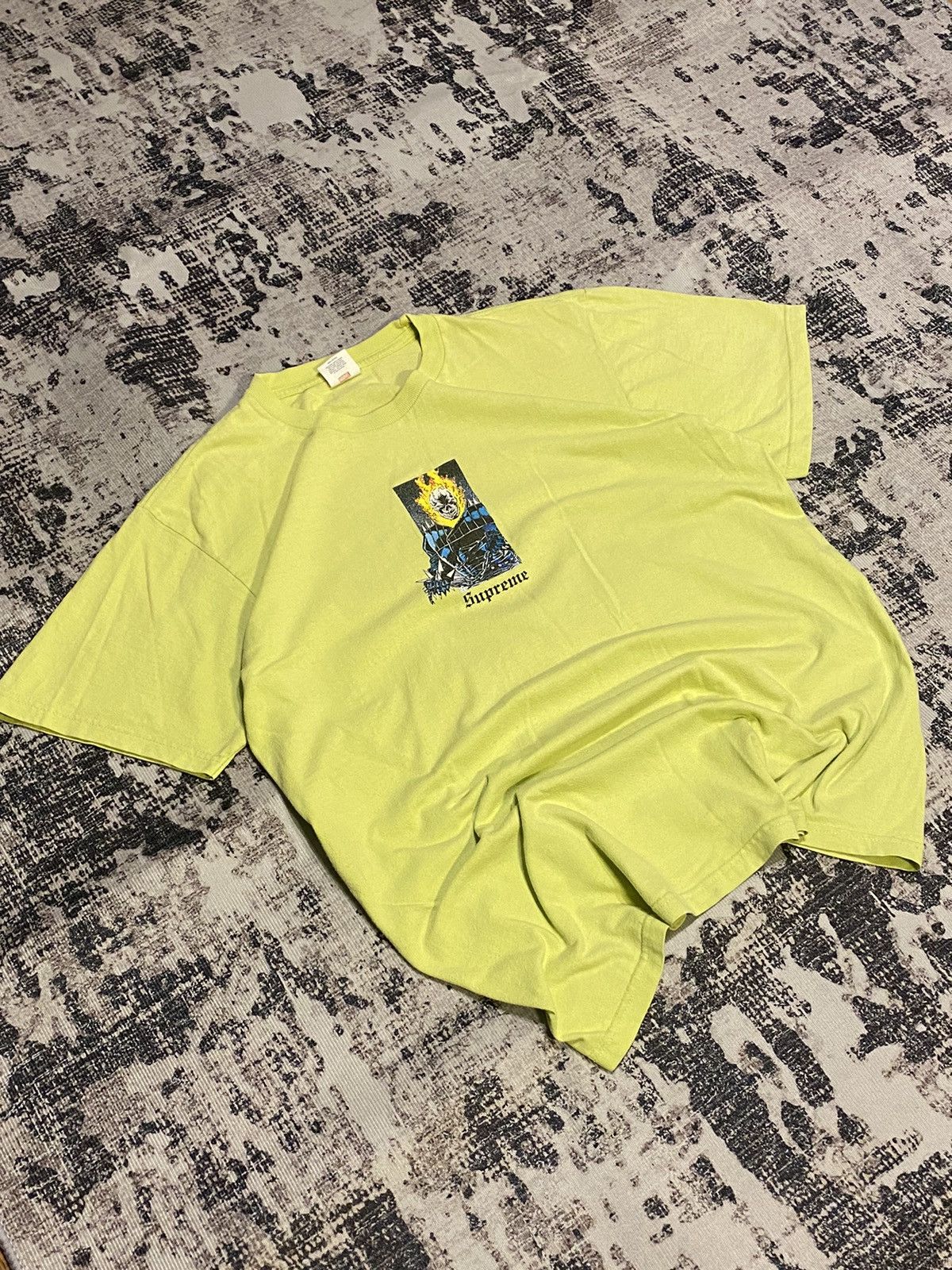Supreme supreme x marvel ghost rider green t-shirt Size US M / EU 48-50 / 2 - 2 Thumbnail