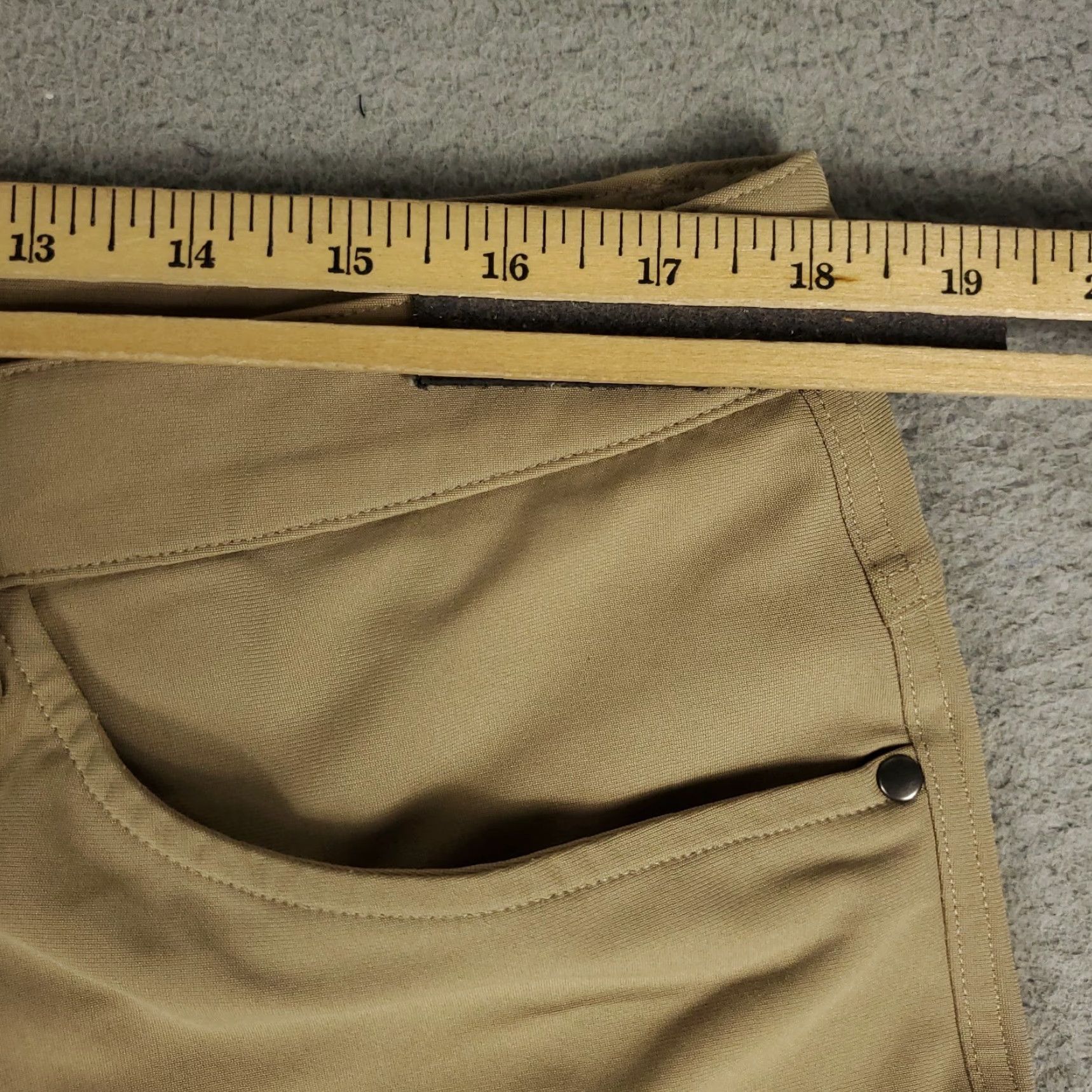 Lululemon Pants Mens 36x32 Beige 5 Pocket Chino Trousers