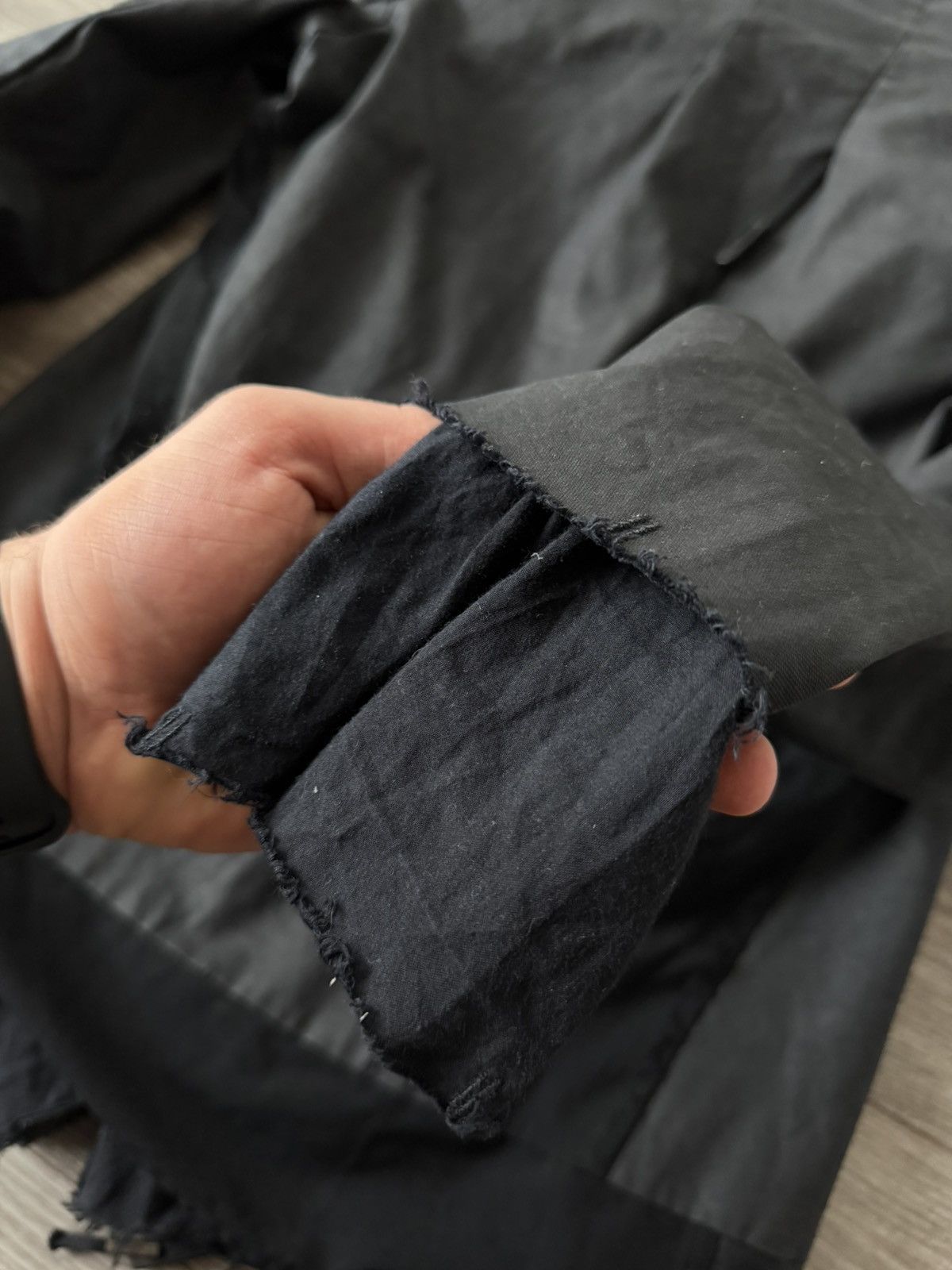Boris Bidjan Saberi Boris Bidjan Saberi AW09-10 JP2 Waxed Perforated Lamb JCKT Size US M / EU 48-50 / 2 - 23 Thumbnail