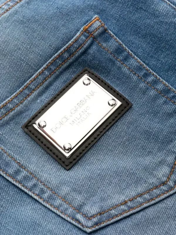 Dolce & Gabbana o1y0825 Denim Pant in Blue Size 28" / US 6 / IT 42 - 4 Thumbnail