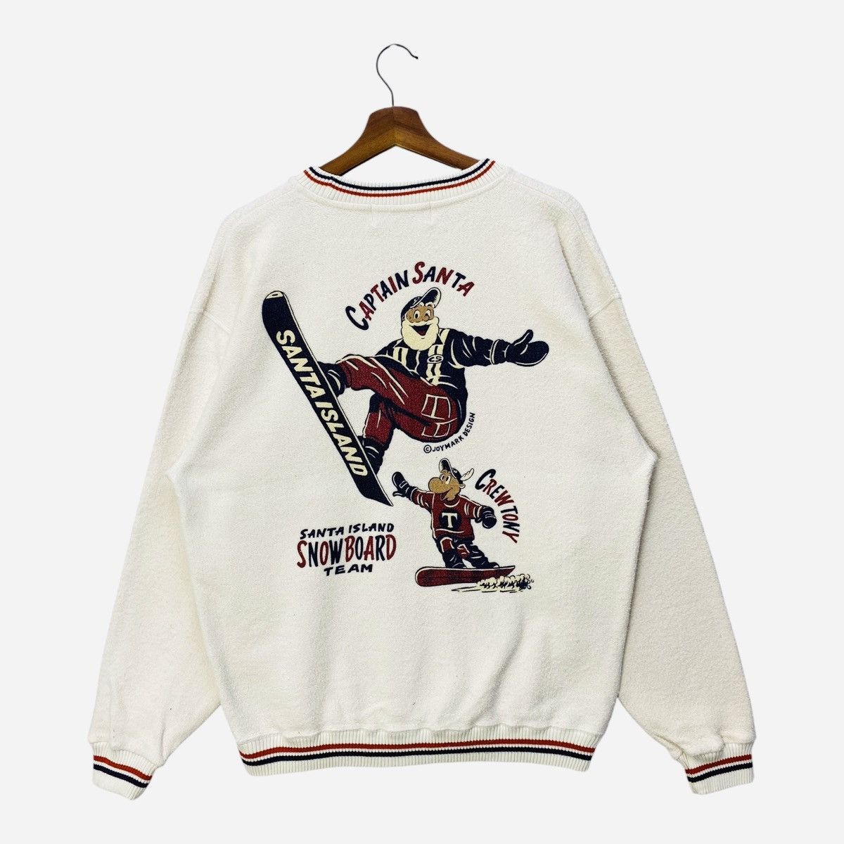Other Santa Island Fleece Sweater Ugly Xmas Retro Ski Size Medium Size US M / EU 48-50 / 2 - 5 Thumbnail
