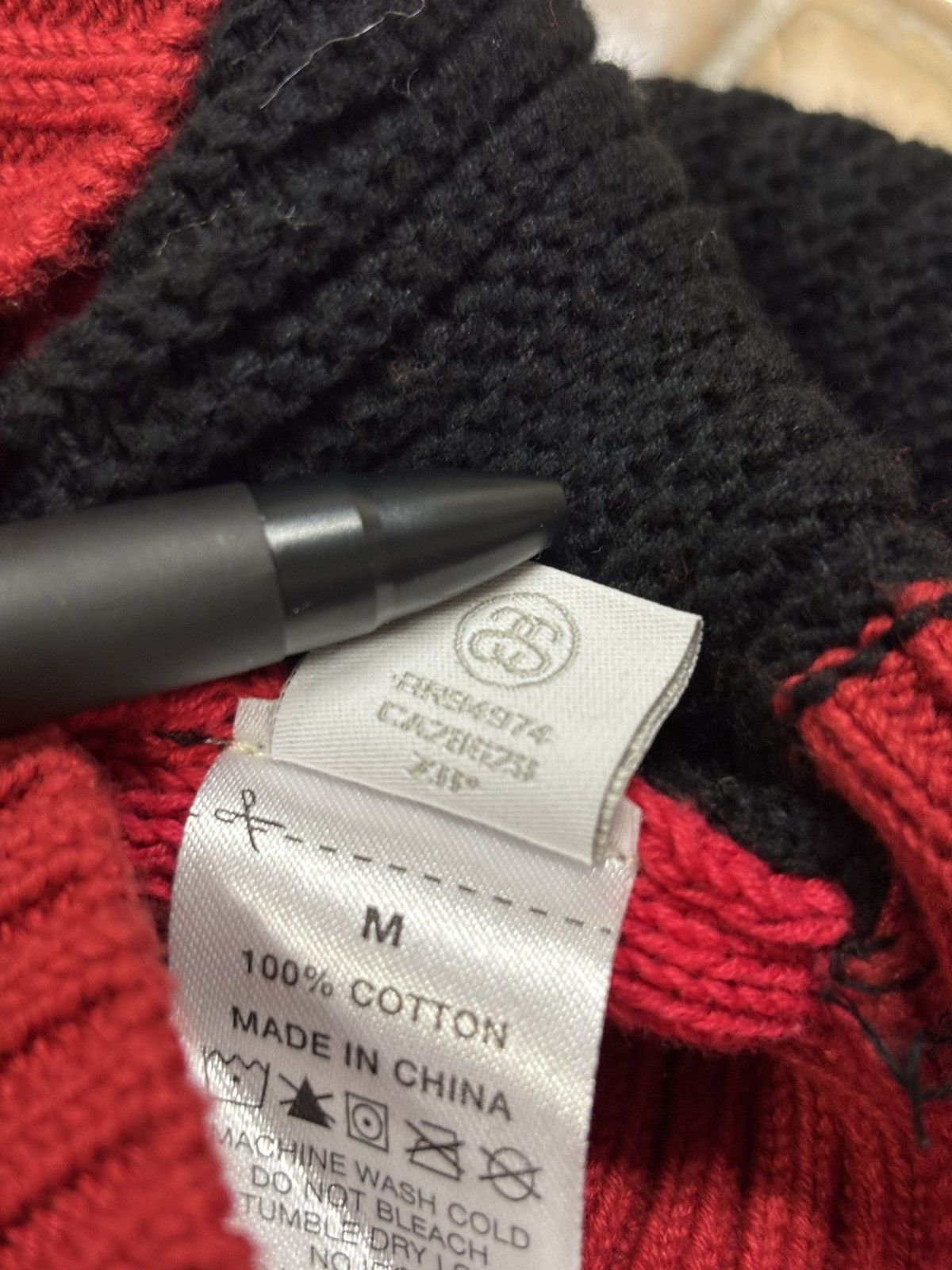 Stussy Stussy Patchwork Sweater ‘Rose’ Size US M / EU 48-50 / 2 - 9 Thumbnail