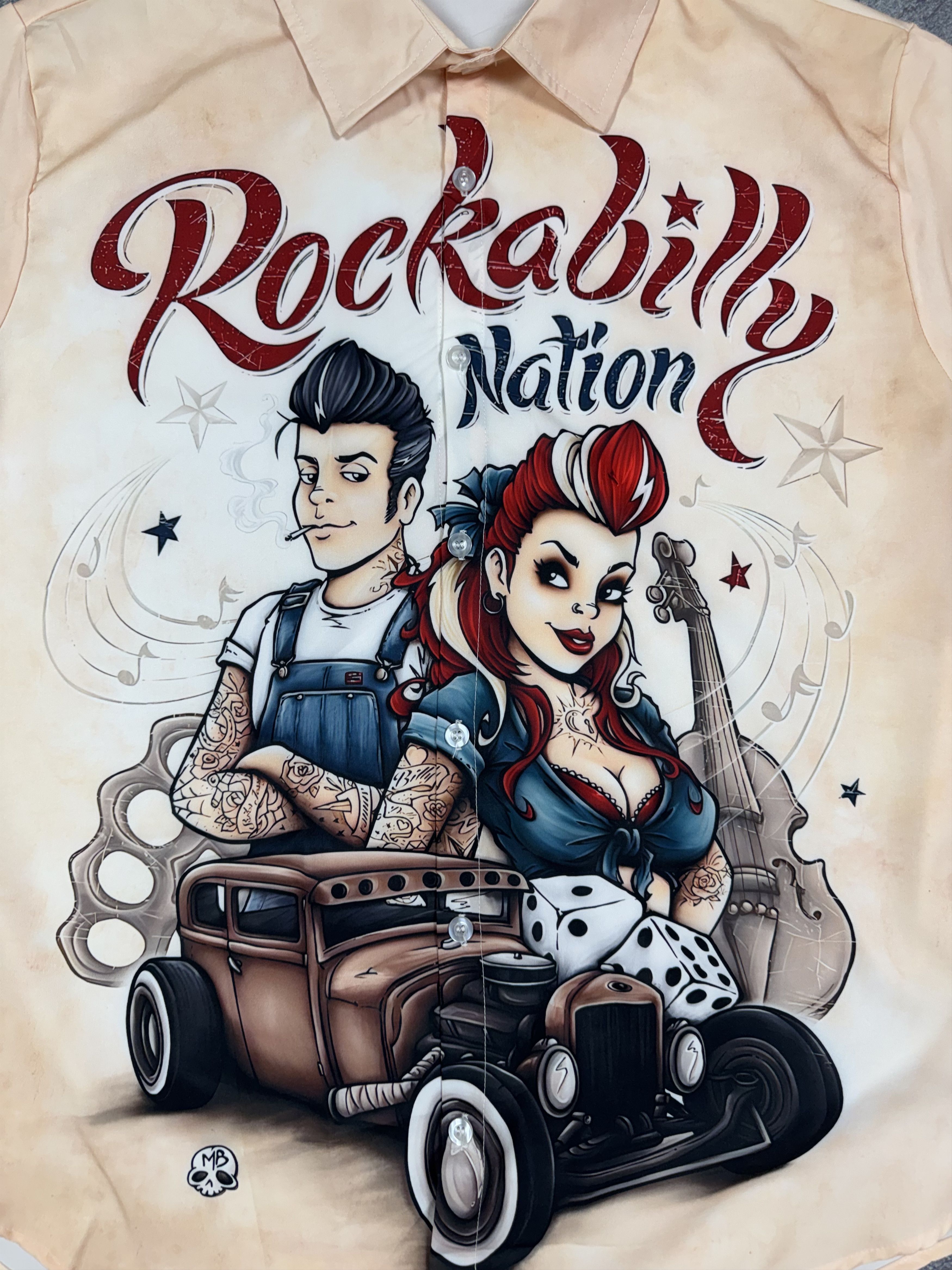 If Six Was Nine If Six Was Nine Rockabilly Button Shirt Size M Size US M / EU 48-50 / 2 - 3 Thumbnail