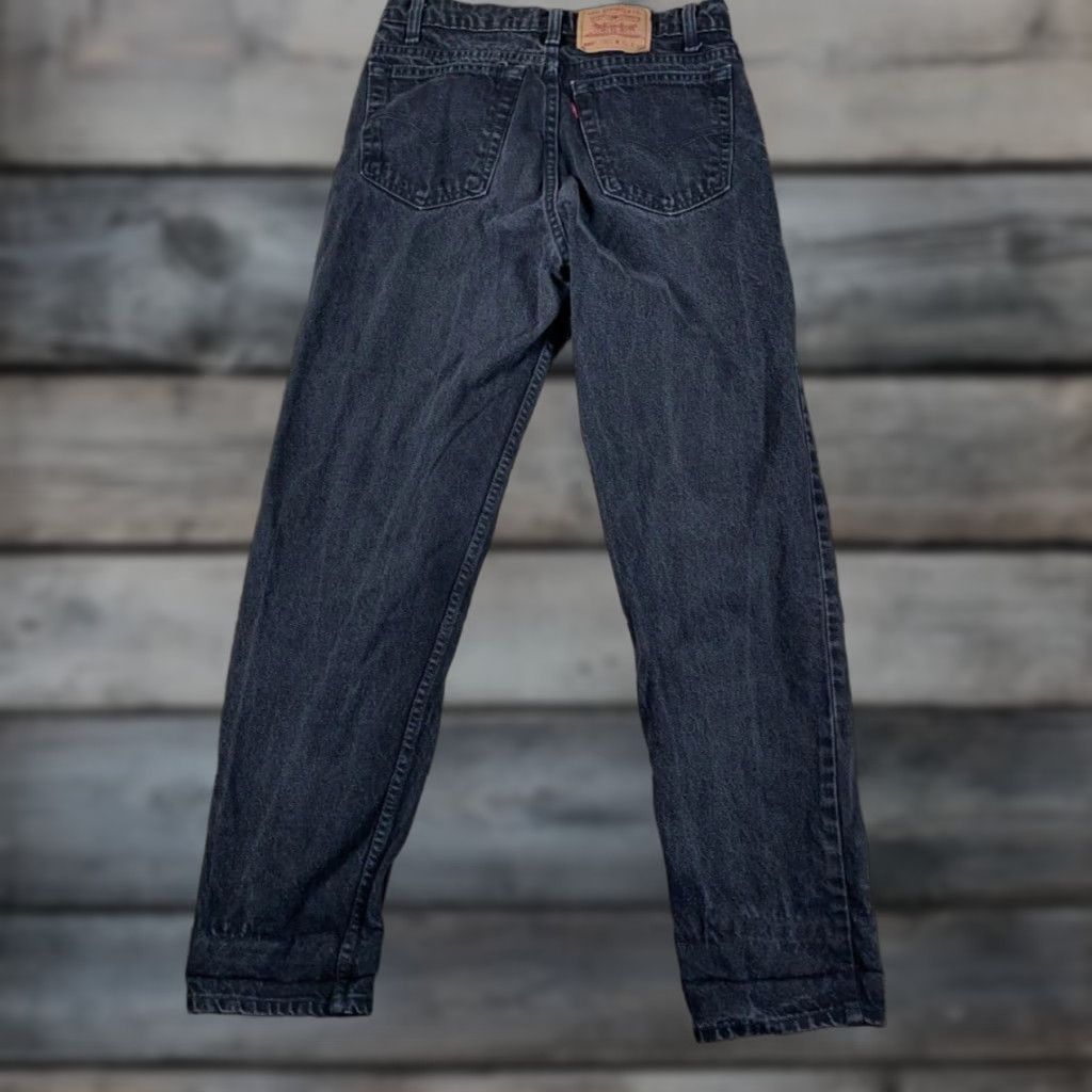 Levi's VINTAGE Levi's 550 Relaxed Fit Tapered Leg Jeans Men's 31 x 31 Black 90s Retro Size US 31 - 1 Thumbnail