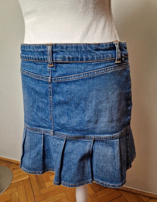 Hysteric Glamour Vintage denim mini skirt y2k 2000s archive avant garde Size 26" / US 2 / IT 38 - 3 Thumbnail