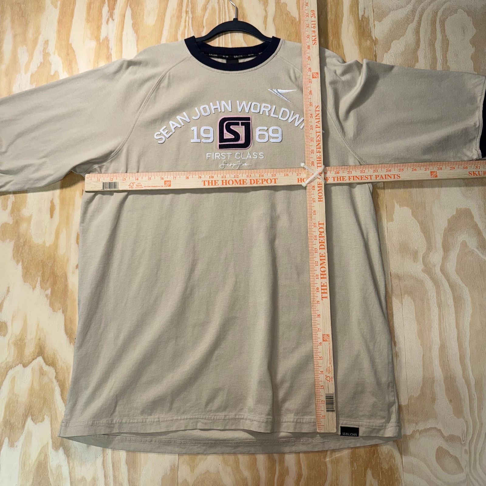 Sean John Vintage Y2K Sean John 00s hip hop embroidered ringer t-shirt Size US XL / EU 56 / 4 - 2 Thumbnail