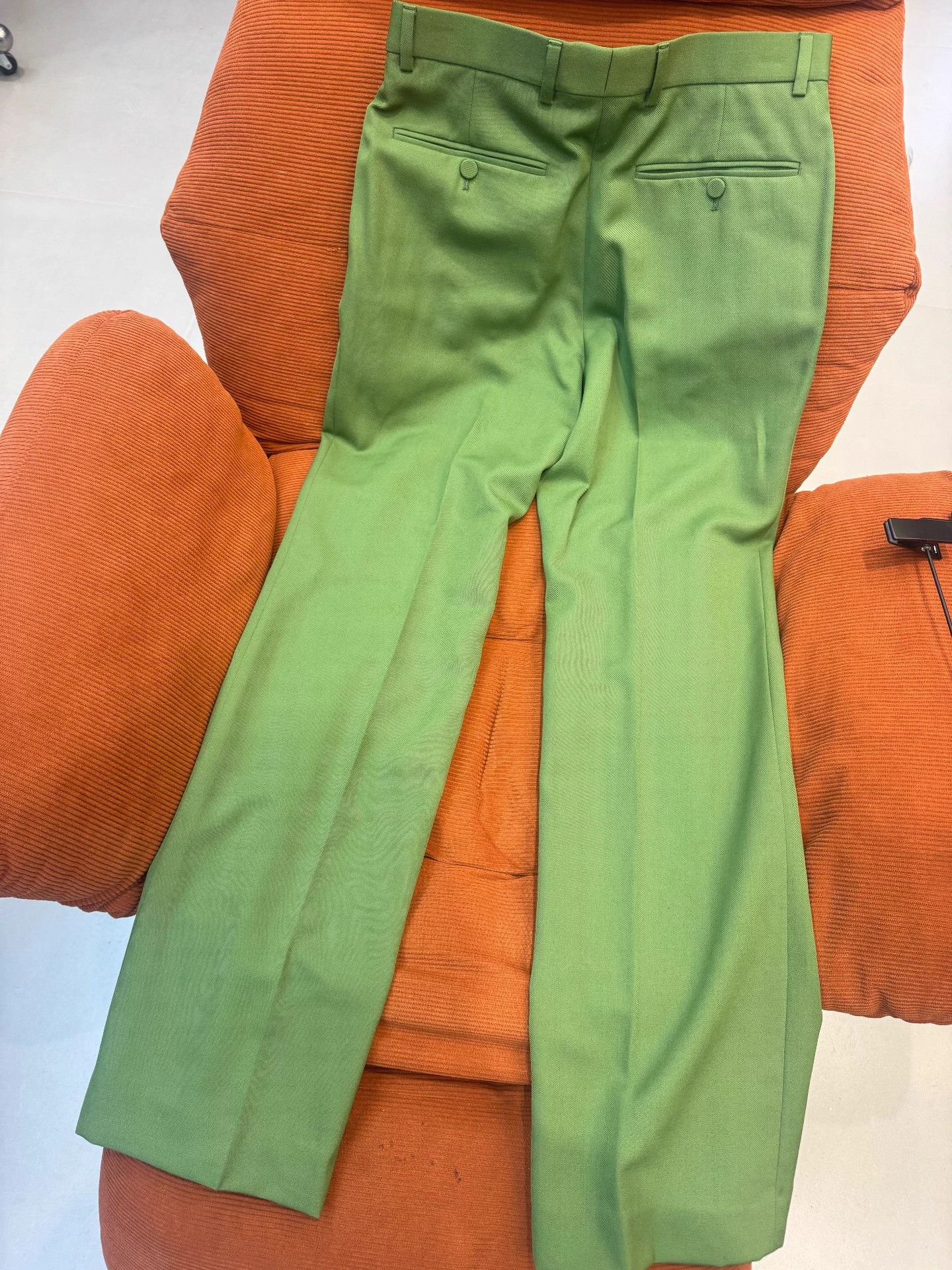 Gucci Gucci 100% Wool Green 44 Men's Trousers Size US 28 / EU 44 - 4 Thumbnail