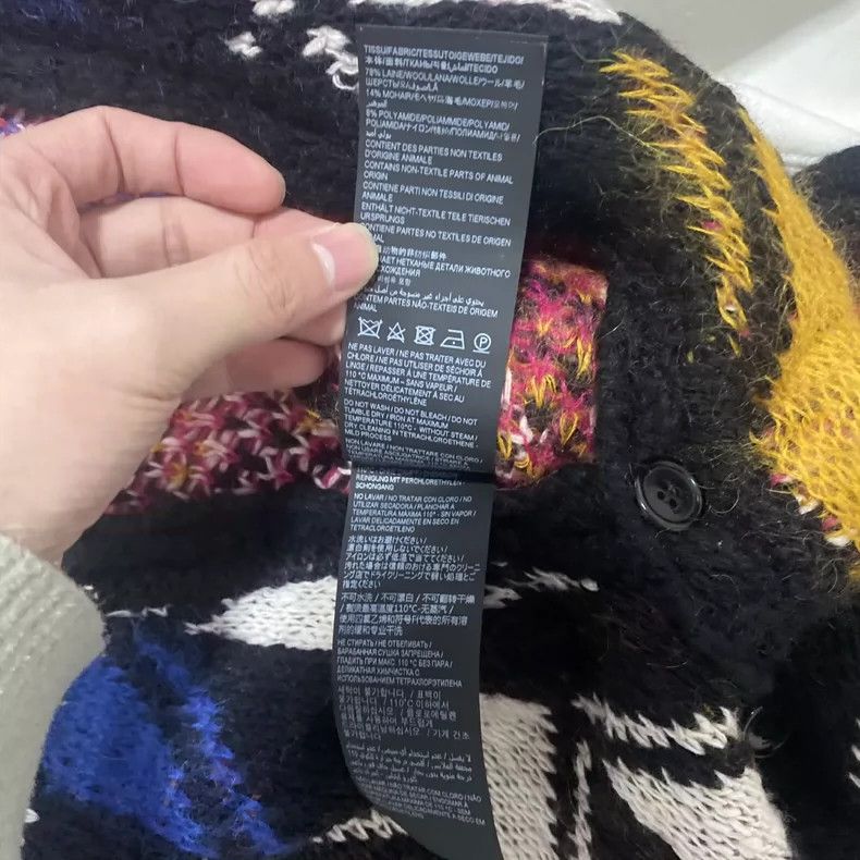 Saint Laurent Paris saint Laurent paris21FW Color Block Jacquard Cardigan swea Size US S / EU 44-46 / 1 - 5 Thumbnail