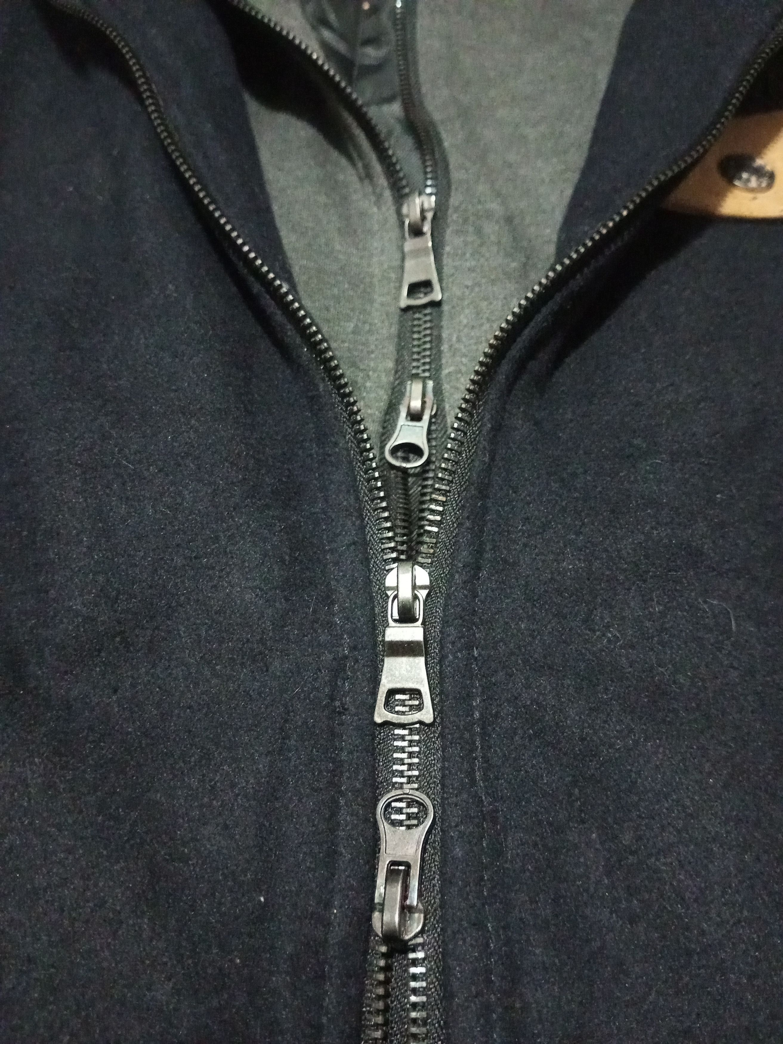If Six Was Nine × In The Attic × Le Grande Bleu (L.G.B.) In The Attic - Fur bomber Raider Double Layer Double Zip up Size US M / EU 48-50 / 2 - 4 Thumbnail