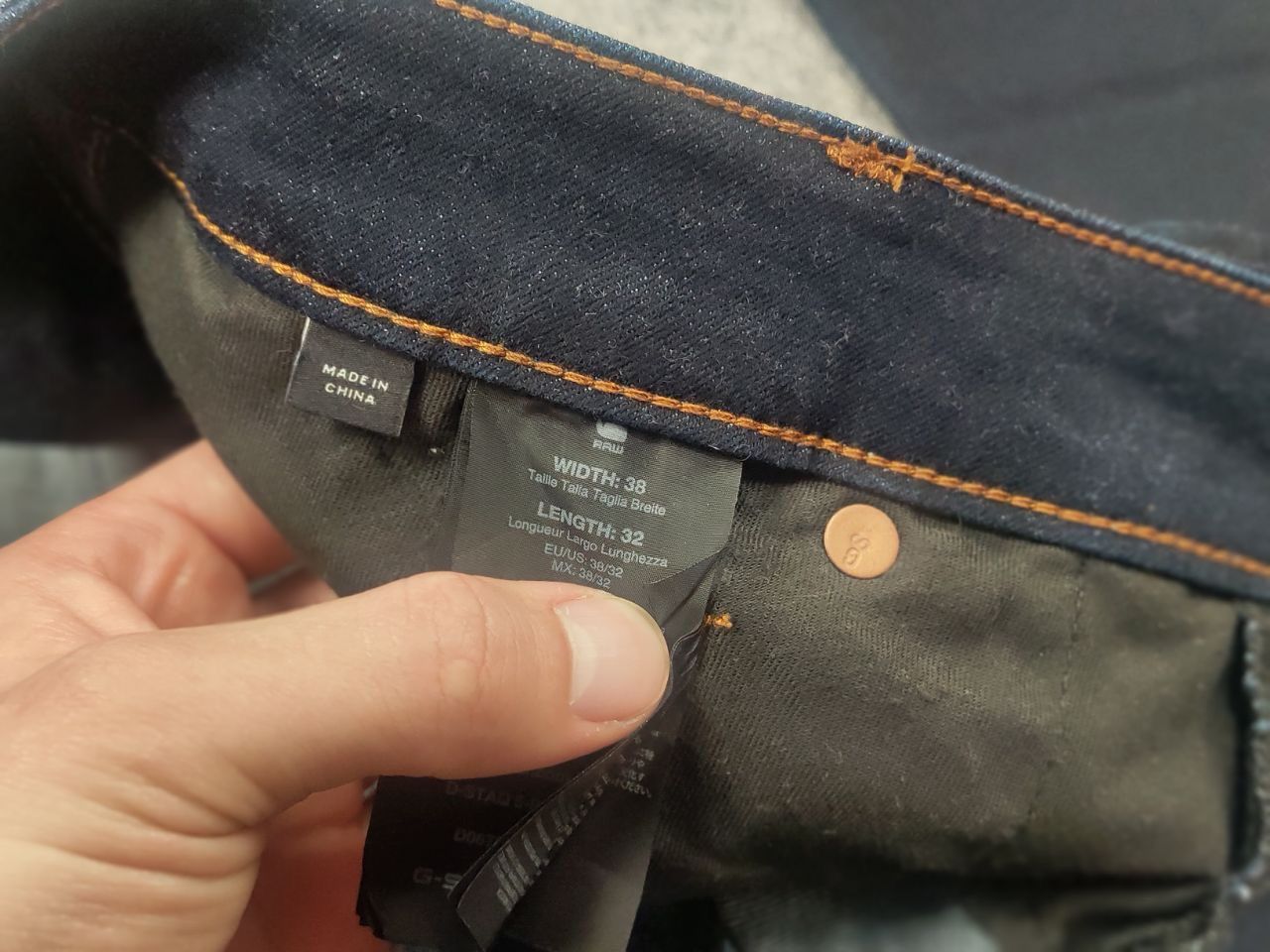 G-Star G Star d-staq slim Dark Wax Black Denim jeans Vintage LGB Size US 36 / EU 52 - 16 Thumbnail