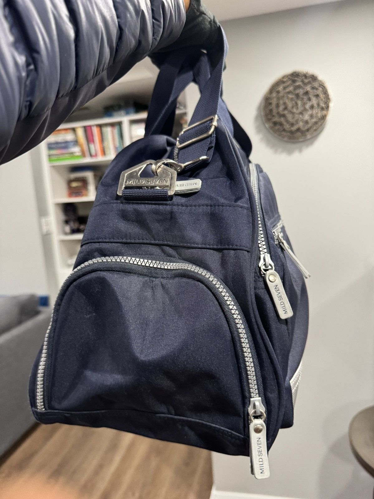 Formula 1 Vintage 90s Mild Seven Racing Promo Navy Duffle Bag F1 Size ONE SIZE - 5 Thumbnail