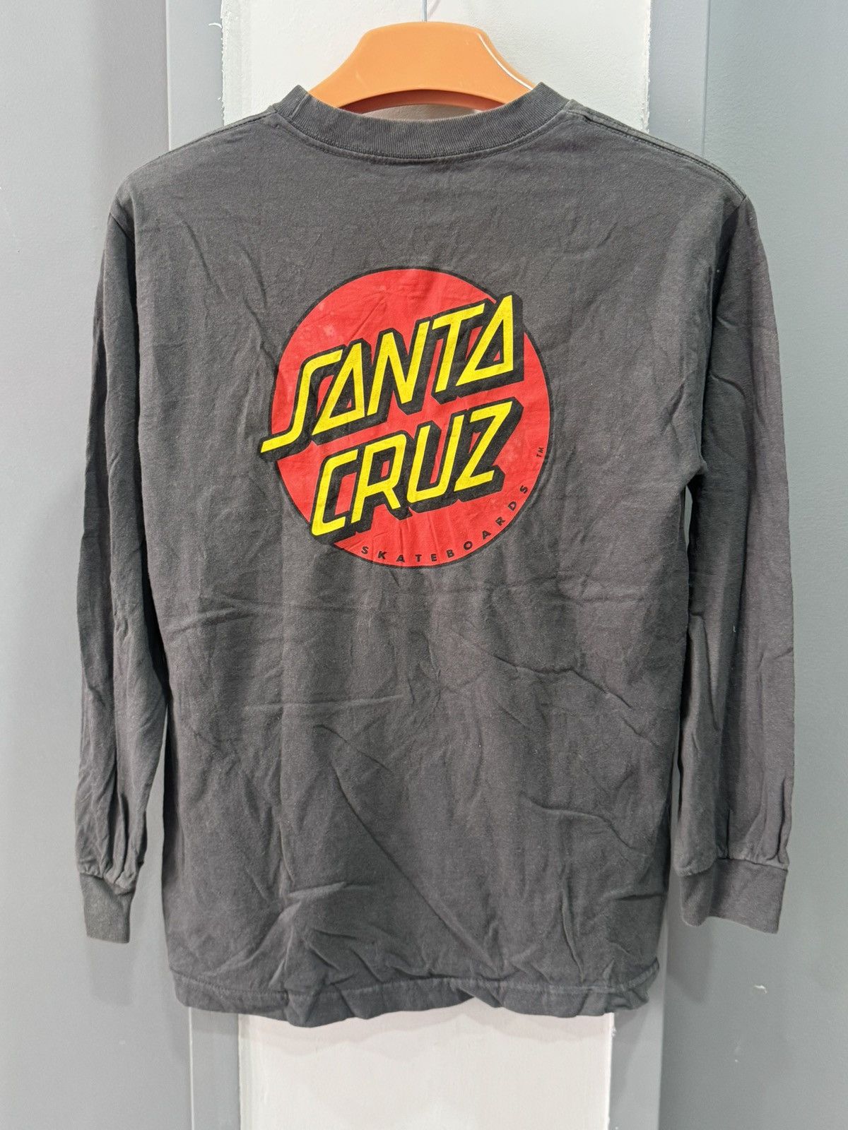 Santa Cruz Skateboards SANTA CRUZ -long sleeves skateboarding tee Size US S / EU 44-46 / 1 - 1 Thumbnail