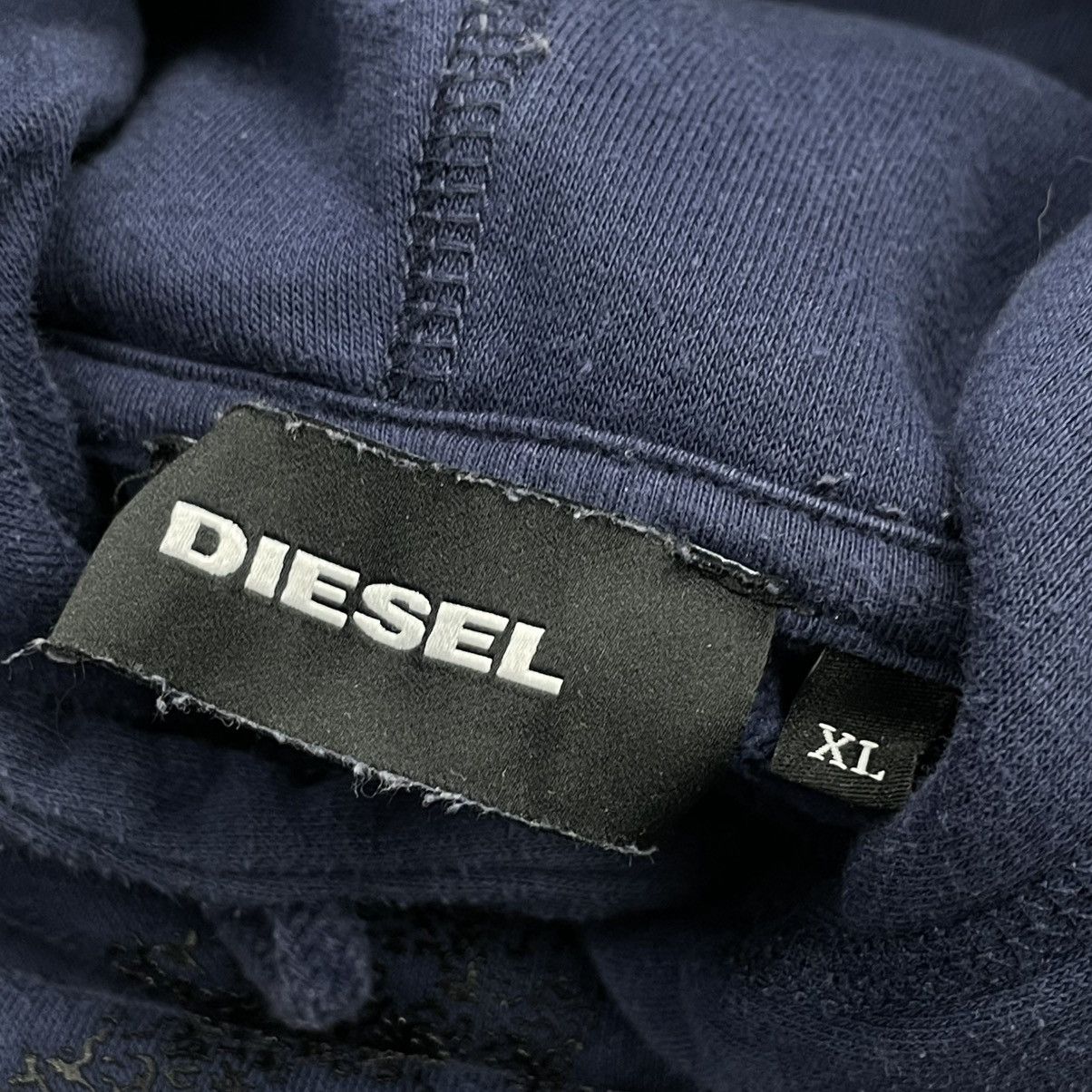 Diesel × Vintage Vintage diesel Hoodie big logo y2k Japanese style sz XL Size US XL / EU 56 / 4 - 7 Thumbnail