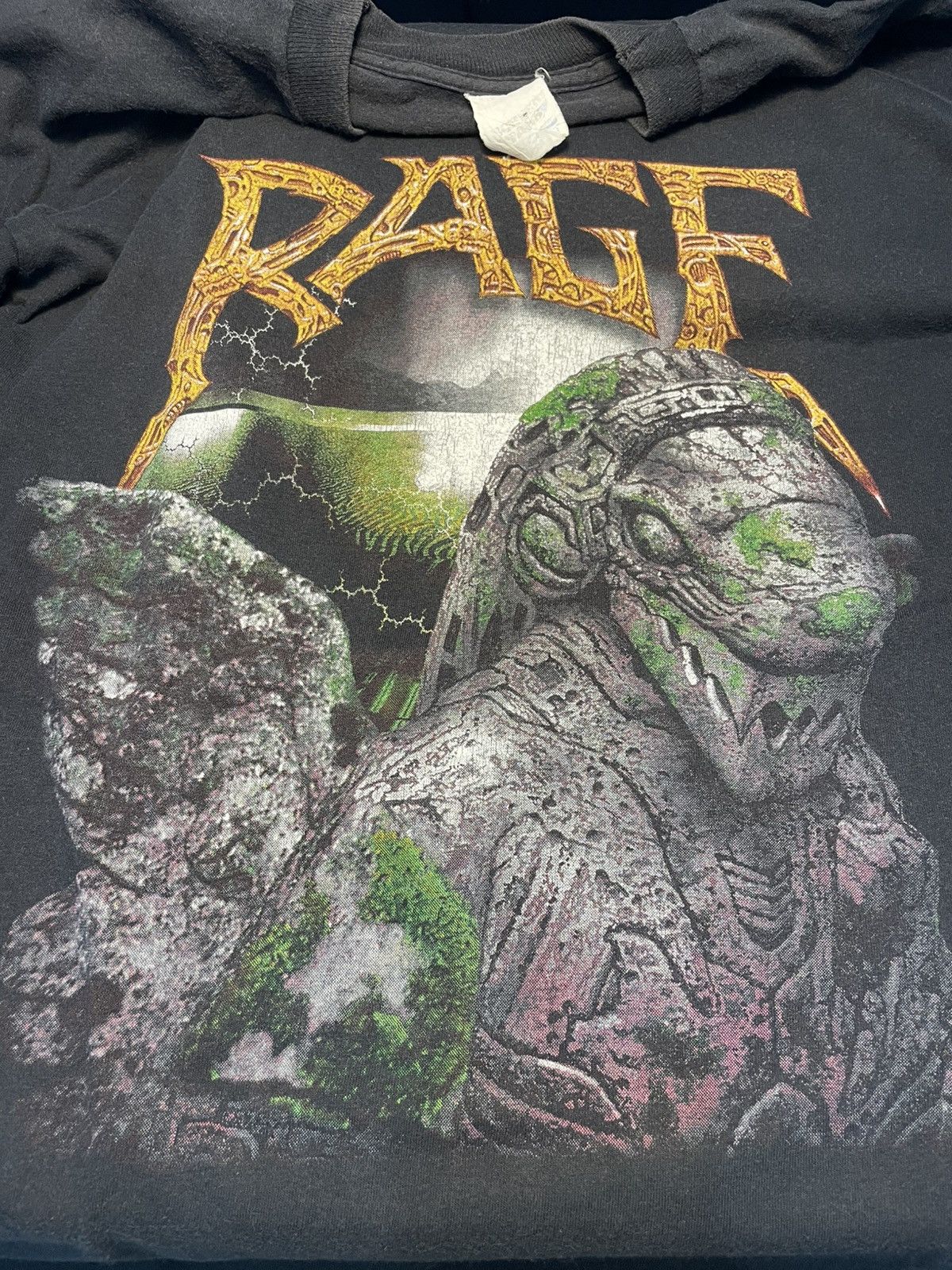 Vintage Vintage Rage "End of All Days" tour shirt from 1996 Size US L / EU 52-54 / 3 - 3 Thumbnail