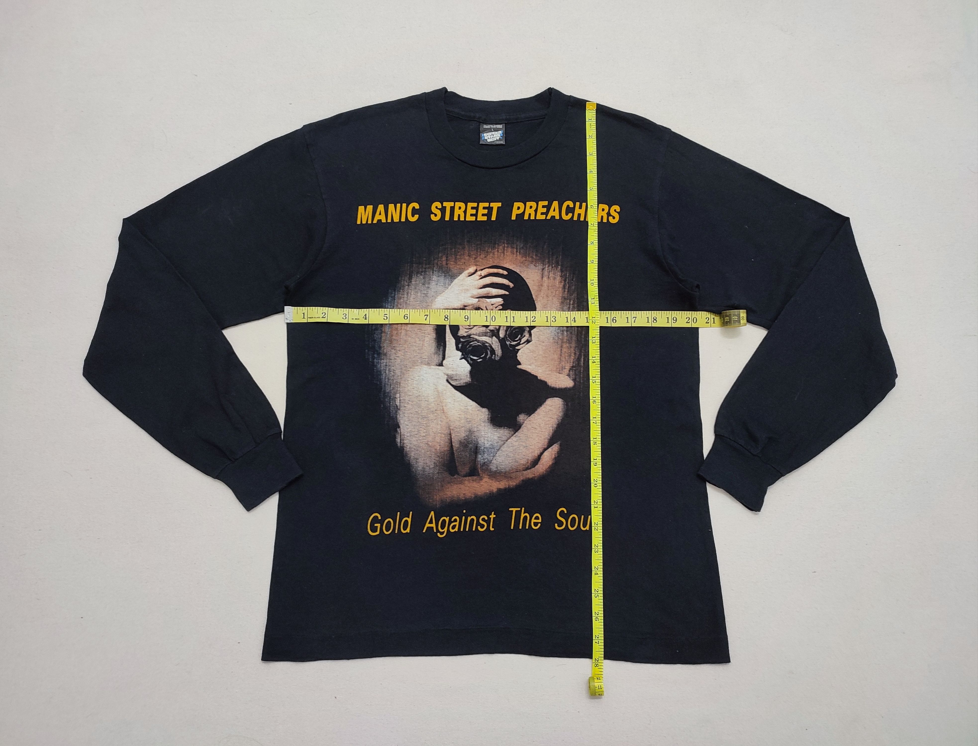 Vintage Nearly Deadstock 1990s Manic Street Preachers Promo Tee Size US L / EU 52-54 / 3 - 3 Thumbnail