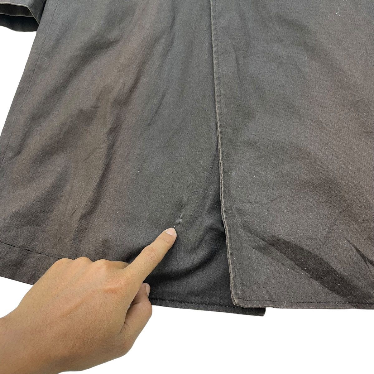 Japanese Brand 🔥Tornado Mart Japan Trench Coat Distressed Faded Jacket Size US S / EU 44-46 / 1 - 8 Thumbnail