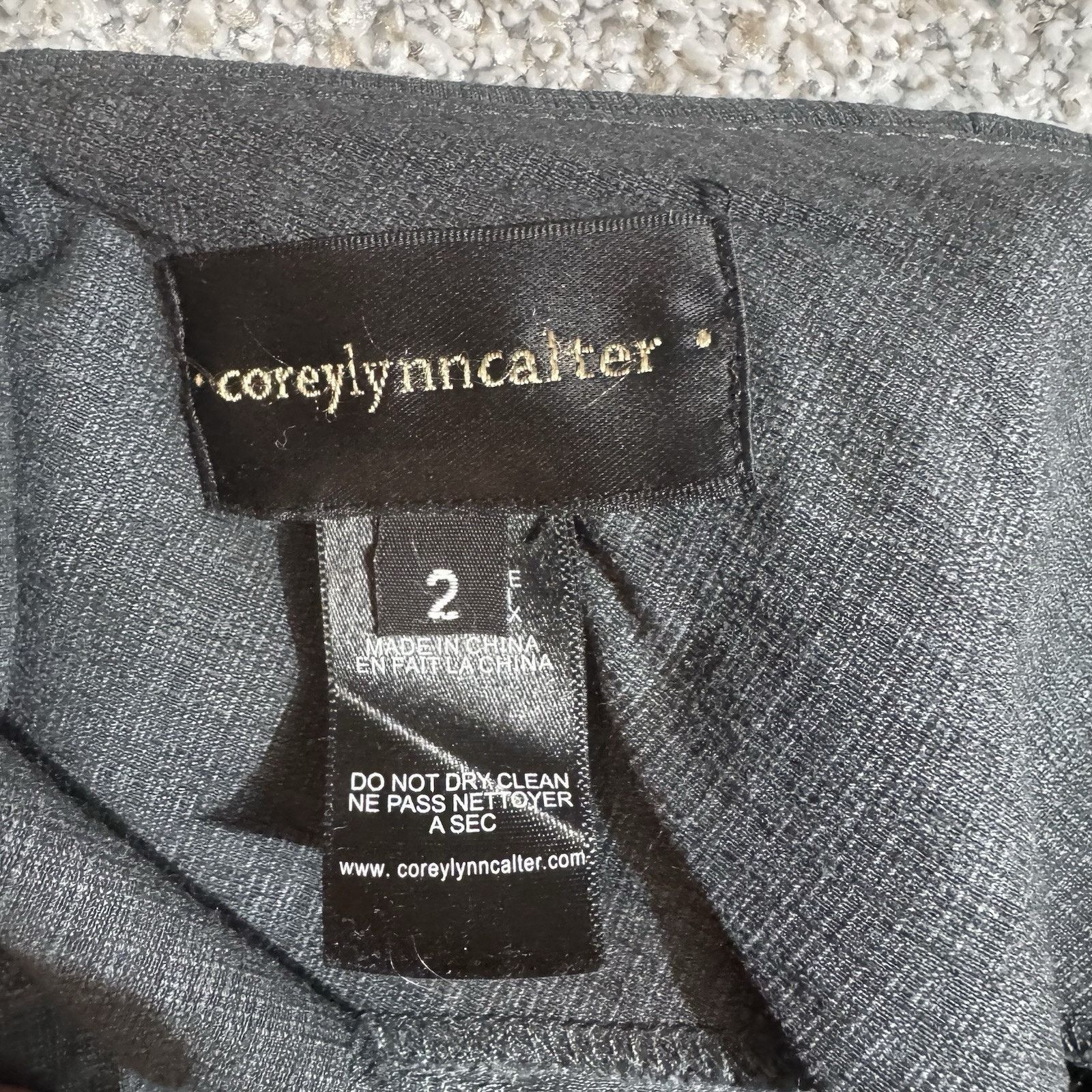 Corey Lynn Calter Corey Lynn Calter Pants Women 2 Office Dark Academia Retro Size 26" / US 2 / IT 38 - 10 Thumbnail