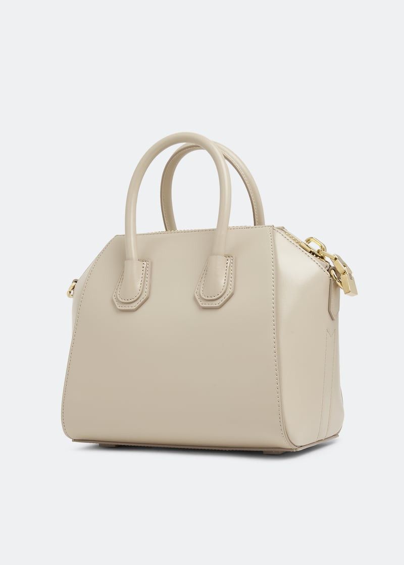 Givenchy o1srvl11e0625 Size:OS/ Antigona Mini Bag in Beige Size ONE SIZE - 3 Thumbnail