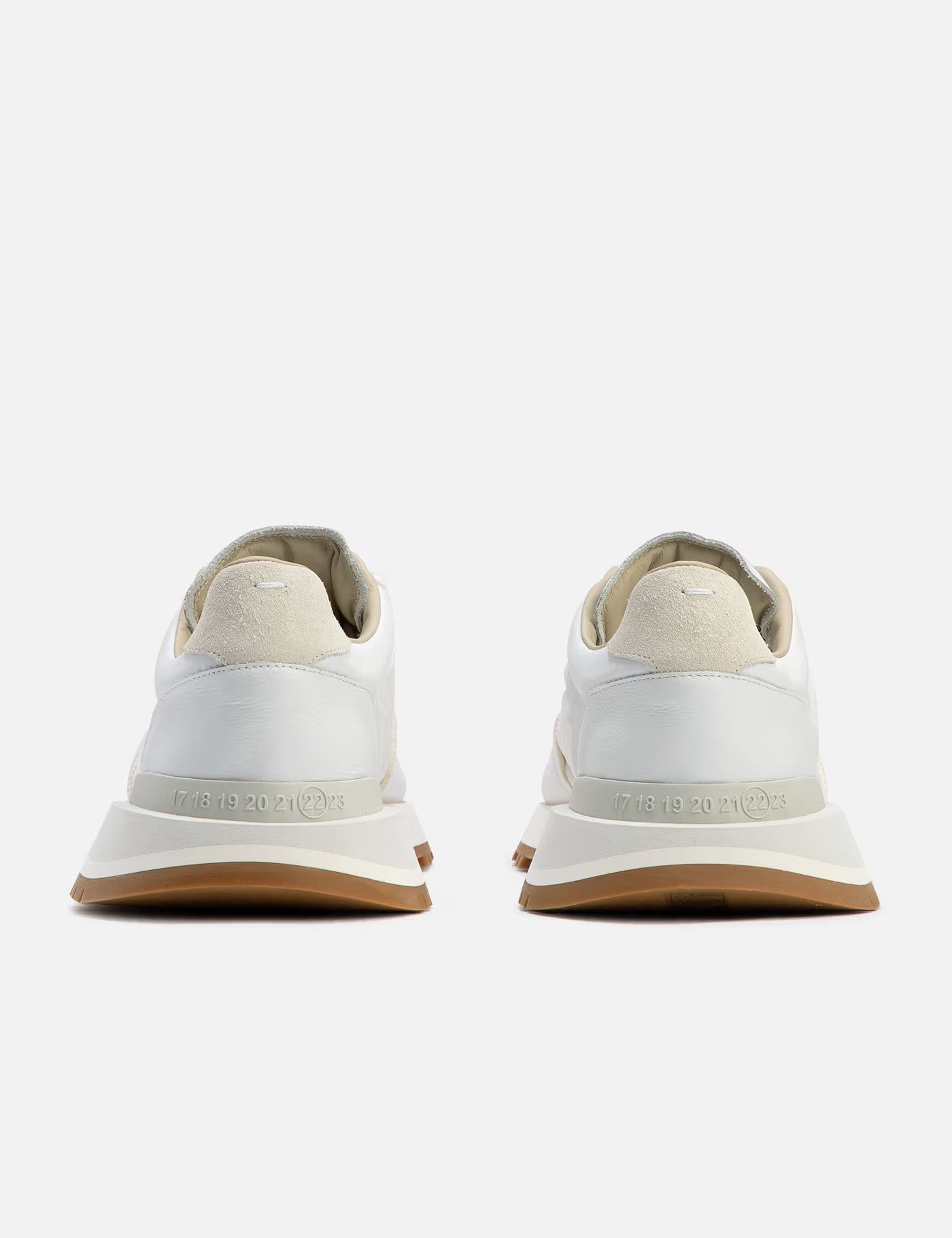 Maison Margiela o1w1db11225 Low-Top Sneakers in White Size US 9 / IT 39 - 5 Thumbnail