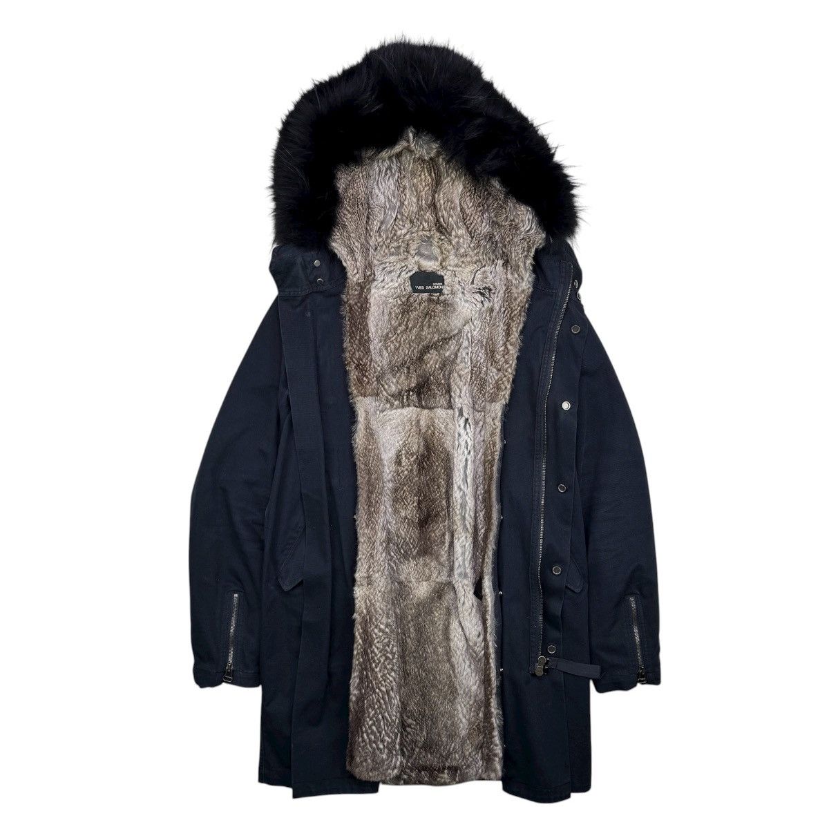 Yves Salomon YVES SALOMON HOMME RABBIT FUR PARKA Size US M / EU 48-50 / 2 - 3 Thumbnail