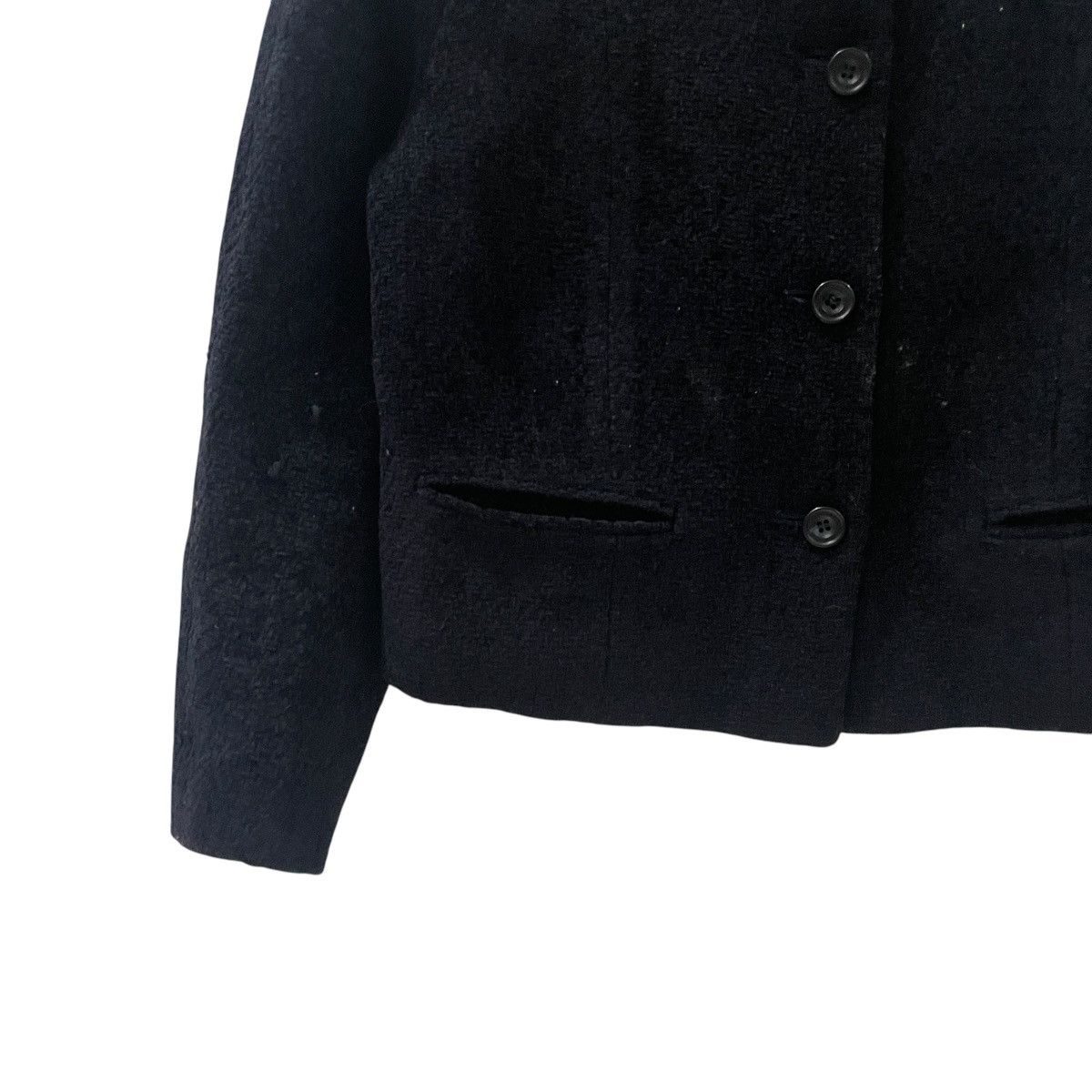 Issey Miyake Vintage Issey Miyake Is Tweed Jacket Size L / US 10 / IT 46 - 3 Thumbnail