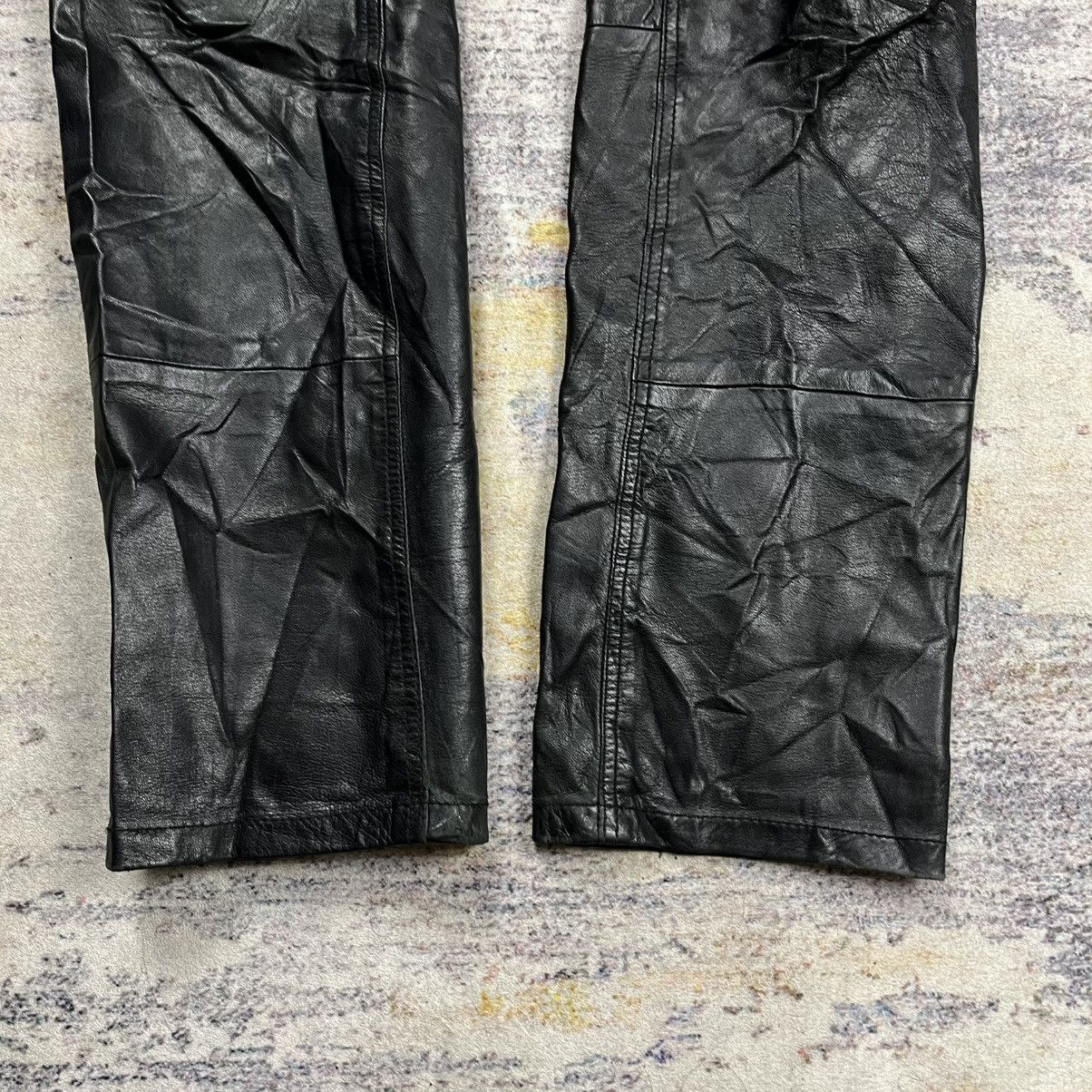 Helmut Lang Vintage Helmut lang leather pants Size US 30 / EU 46 - 9 Thumbnail