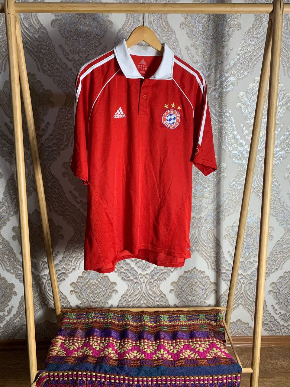 Adidas × Vintage VERY RARE ADIDAS FC BAYERN MÜNCHEN GERMANY SOCCER JERSEY Y2K Size US XL / EU 56 / 4 - 2 Thumbnail