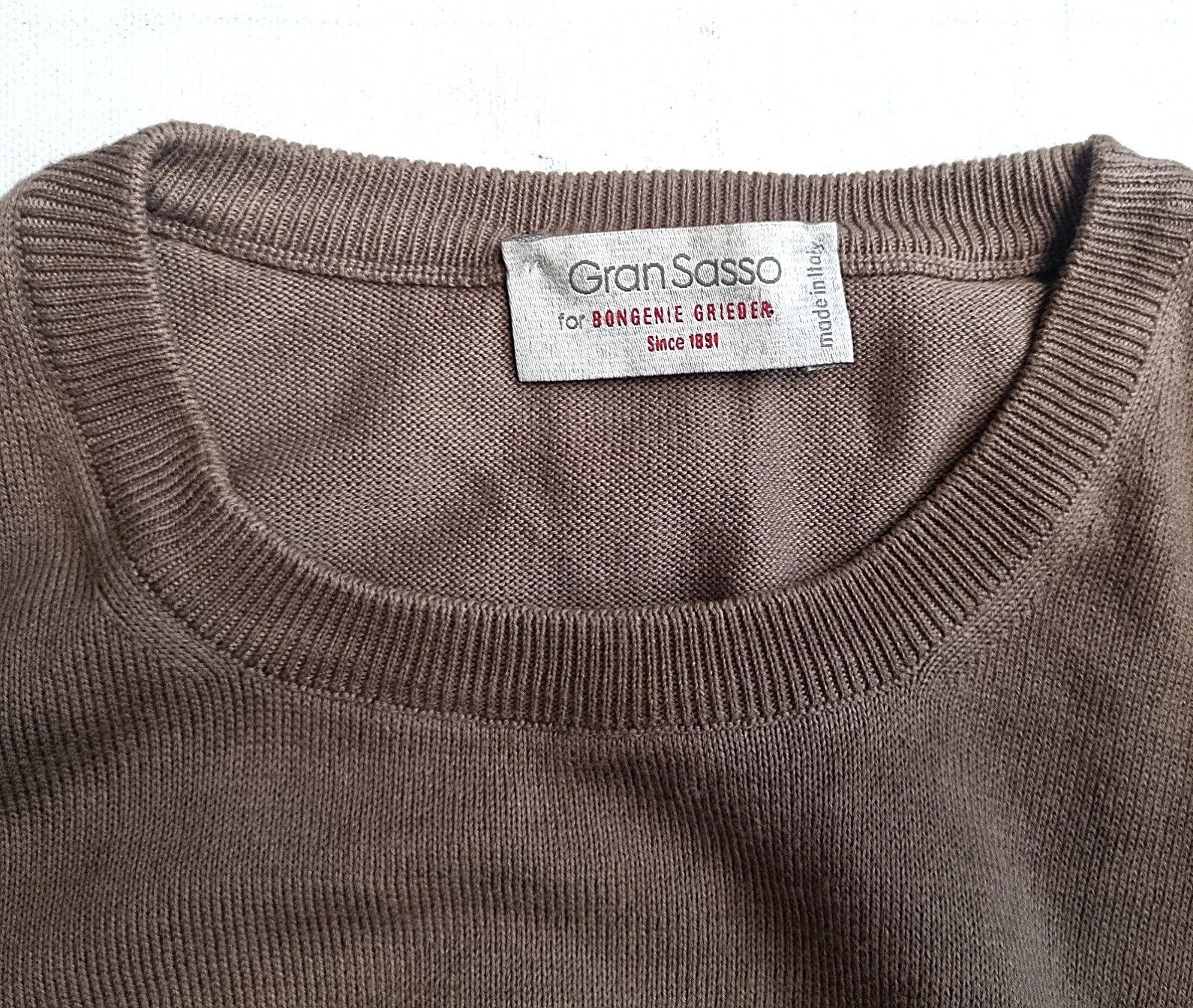 Gran Sasso Gran Sasso Crewneck Cotton Jumper Size US M / EU 48-50 / 2 - 3 Thumbnail