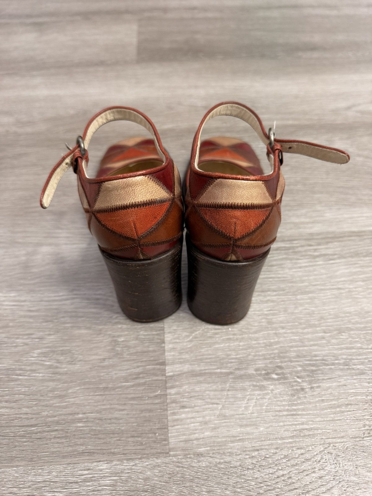 Miu Miu Miu Miu patchwork chunky heel Size US 6.5 / IT 36.5 - 2 Thumbnail