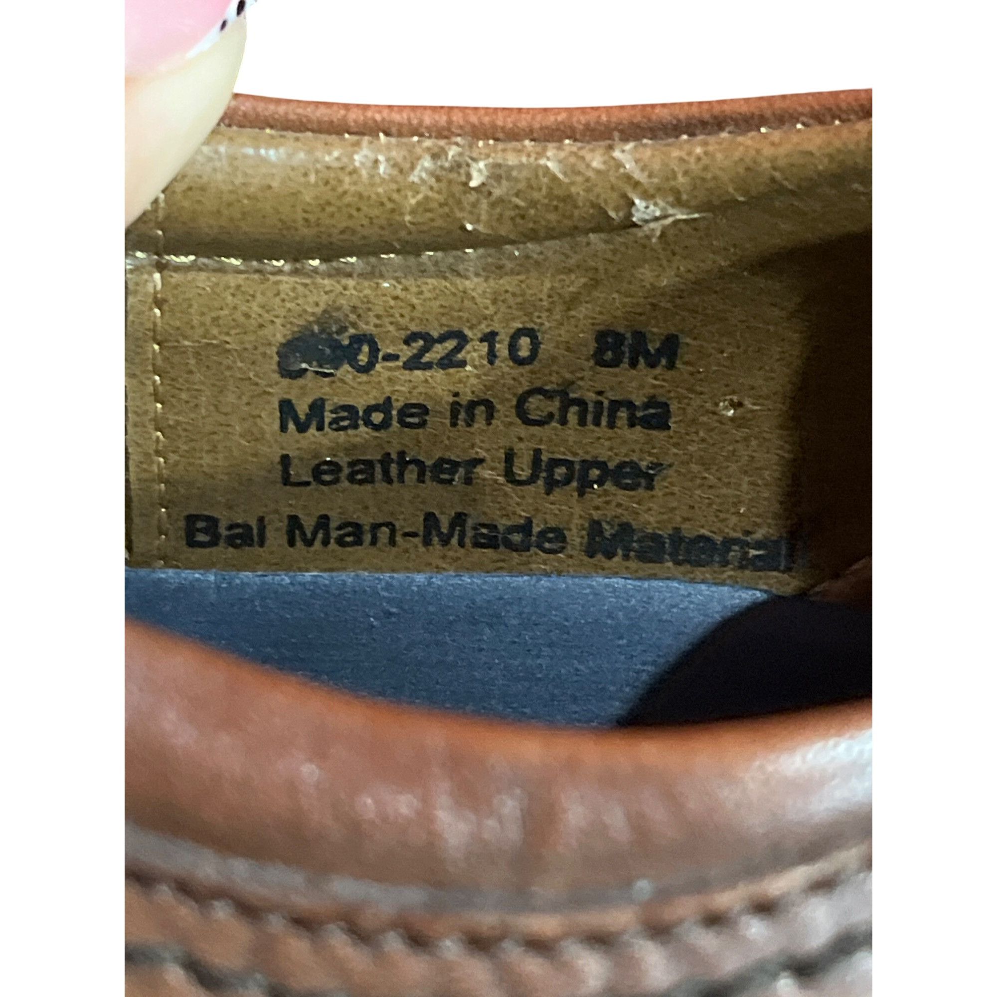 Dockers Dockers Mens Brown Leather Dress Shoes Size 8 SKU 8943 Size US 8 / EU 41 - 7 Thumbnail