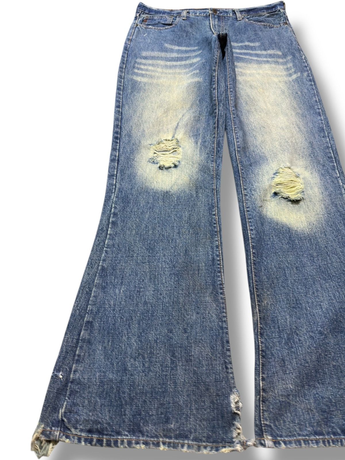 Abercrombie & Fitch Vintage Abercombie&Fitch Flare Bootcut Mudwash Denim Size US 34 / EU 50 - 3 Thumbnail