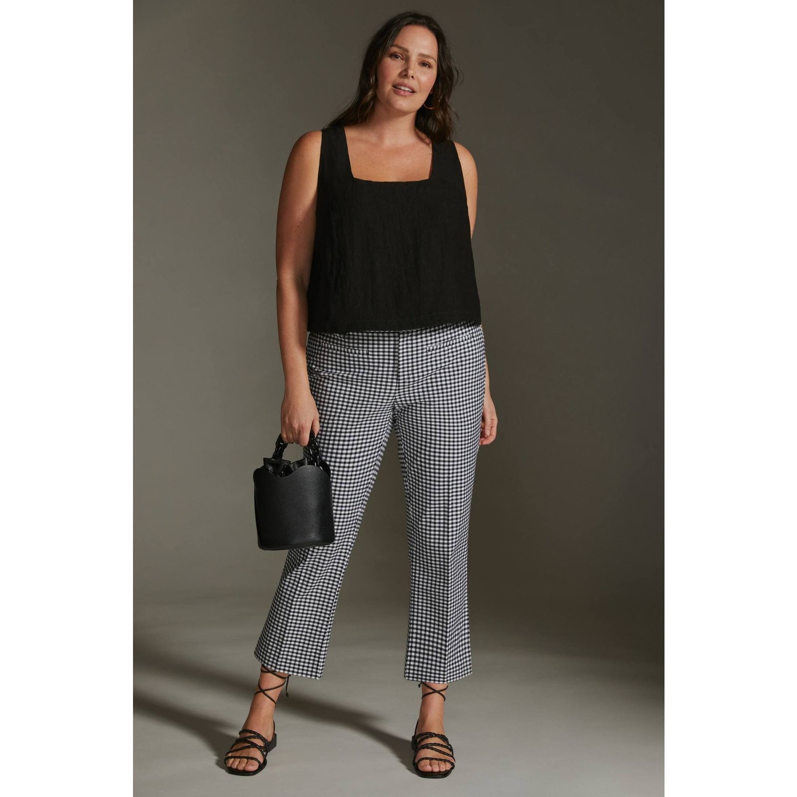 Anthropologie New Anthropologie The Essential Slim Kick Flare Pants US4 Size 27" / US 4 / IT 40 - 1 Thumbnail