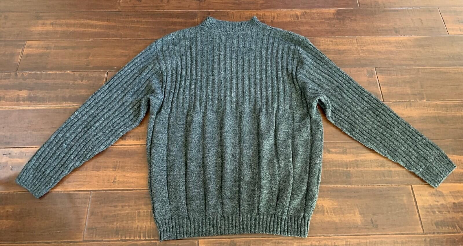 United Colors Of Benetton Untied brand Men’s Size Medium Charcoal Knitted Sweater Size US M / EU 48-50 / 2 - 1 Thumbnail