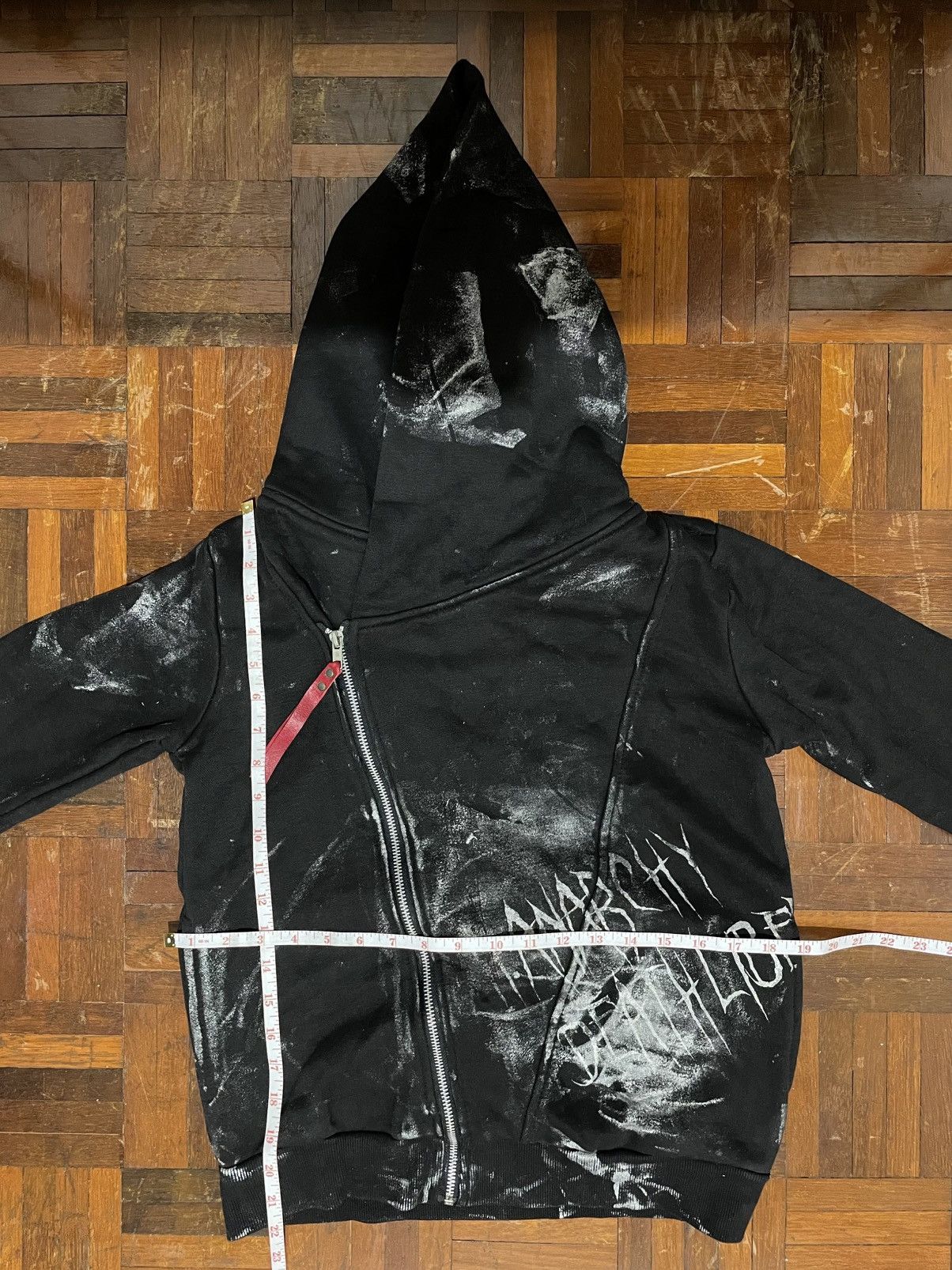 Japanese Brand × Seditionaries H Anarchy Asymmetric Zipper Hoodie Size M / US 6-8 / IT 42-44 - 1 Thumbnail
