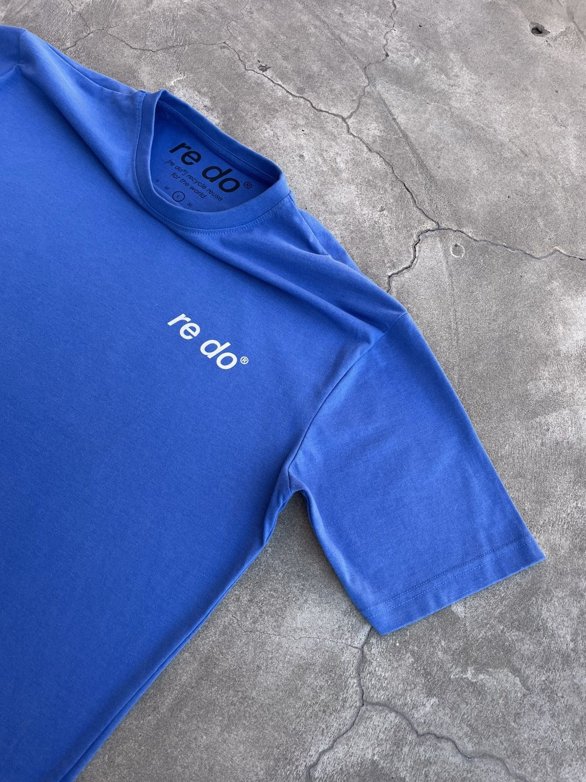 Other Re Do: Recycled Electric Blue T-Shirt Size US M / EU 48-50 / 2 - 4 Thumbnail