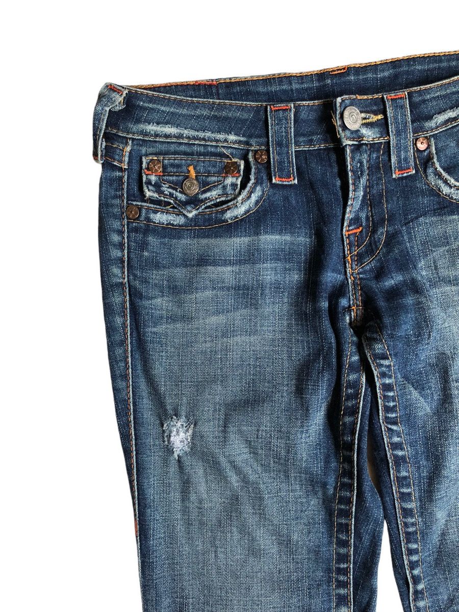 True Religion True Religion Joey low rise spiral cut flared jeans Size US 31 - 5 Thumbnail