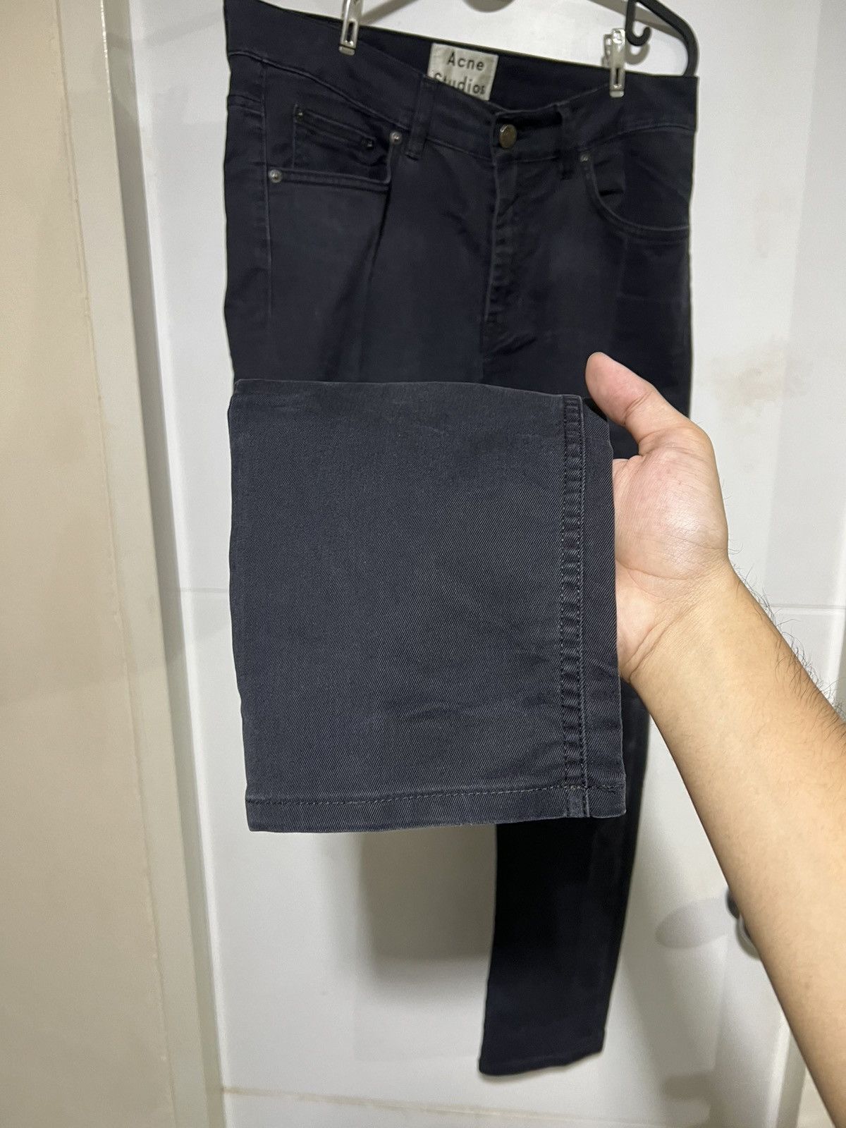 Acne Studios Faded Acne Studios Ace Ups Black Jeans Size US 31 - 8 Thumbnail