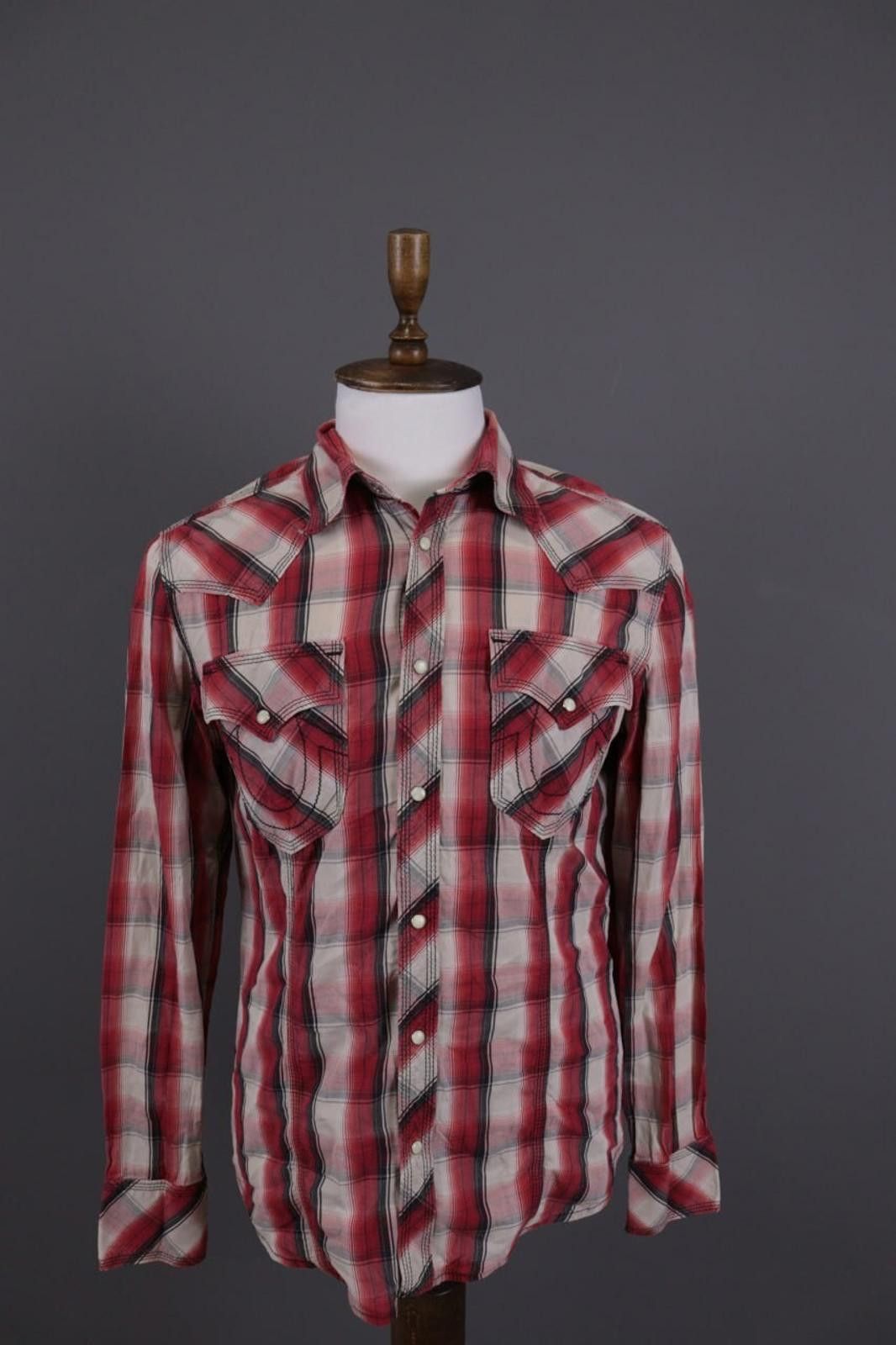 True Religion True Religion Multicolor Check Snap Pockets Shirt Size L Size US L / EU 52-54 / 3 - 1 Thumbnail