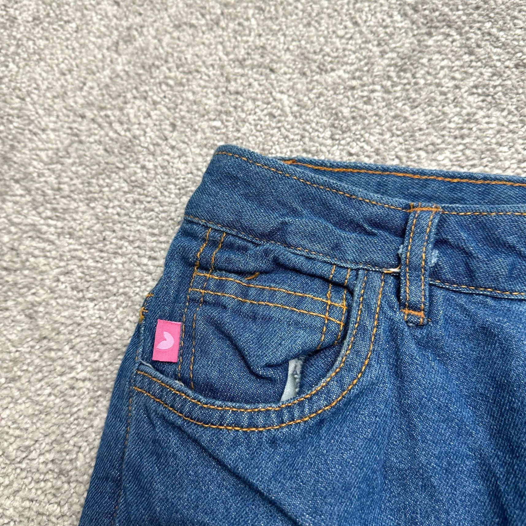 Vintage Woman Within Jeans Womens 12W Blue Denim Straight 31x30 5-Pocket Casual NWOT Size 34" / US 12 / IT 48 - 4 Thumbnail