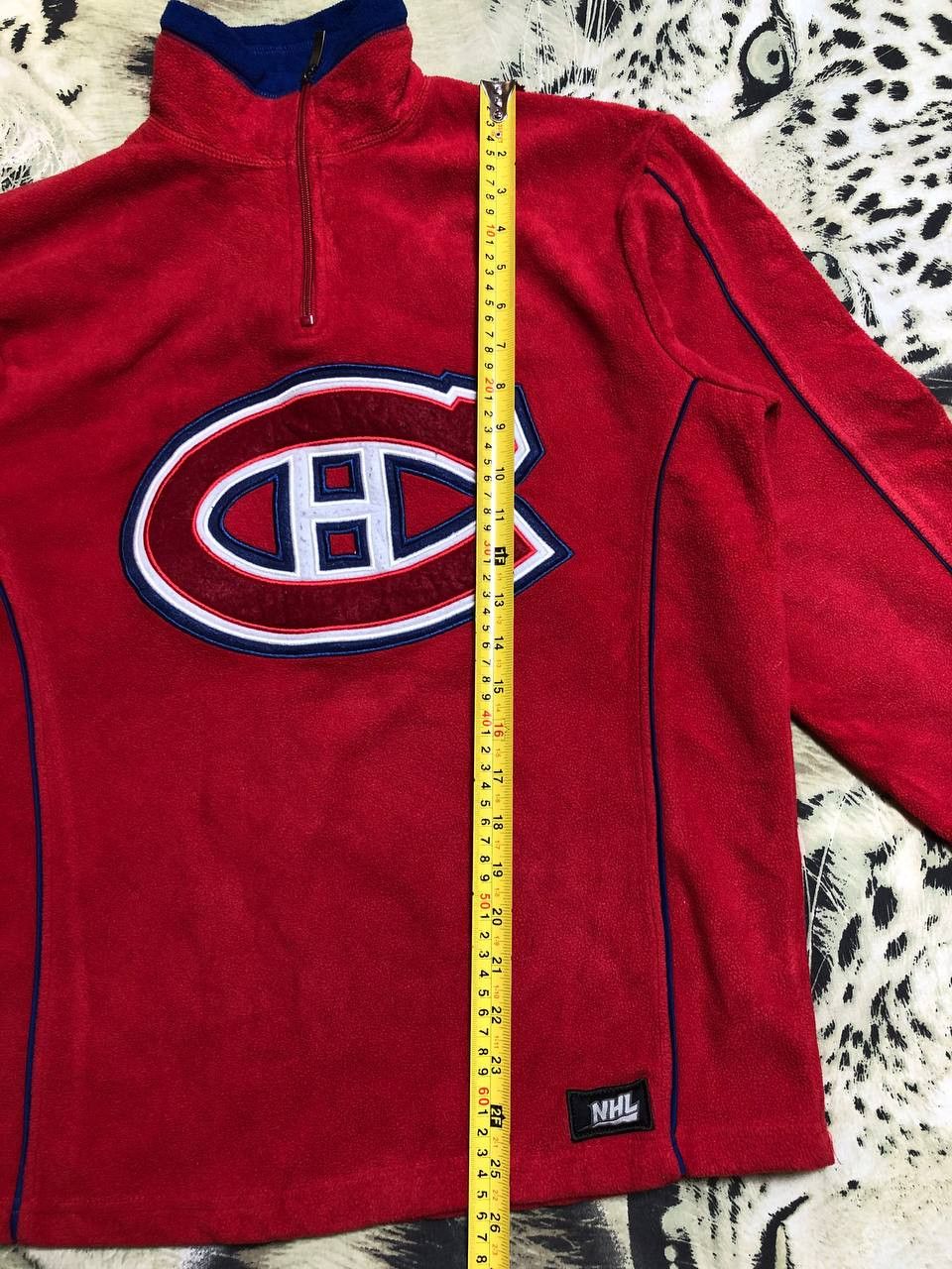 NHL Vintage 80s Calgary Flames logo fleece jacket Size US S / EU 44-46 / 1 - 11 Thumbnail