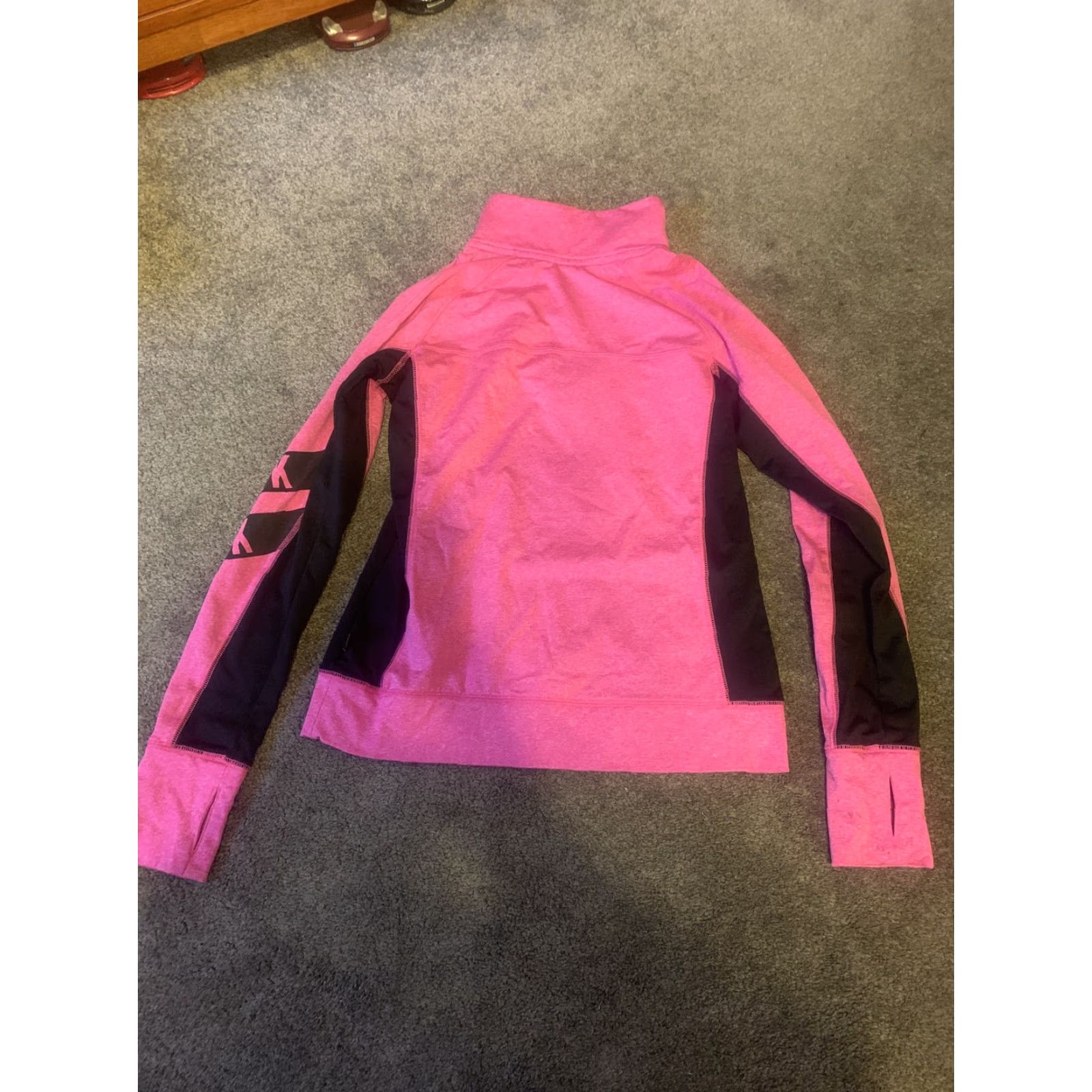 Victoria's Secret Victoria's Secret PINK 1/4 Zip Long Sleeve Pullover Athletic Top Pink XS? Size S / US 4 / IT 40 - 6 Thumbnail