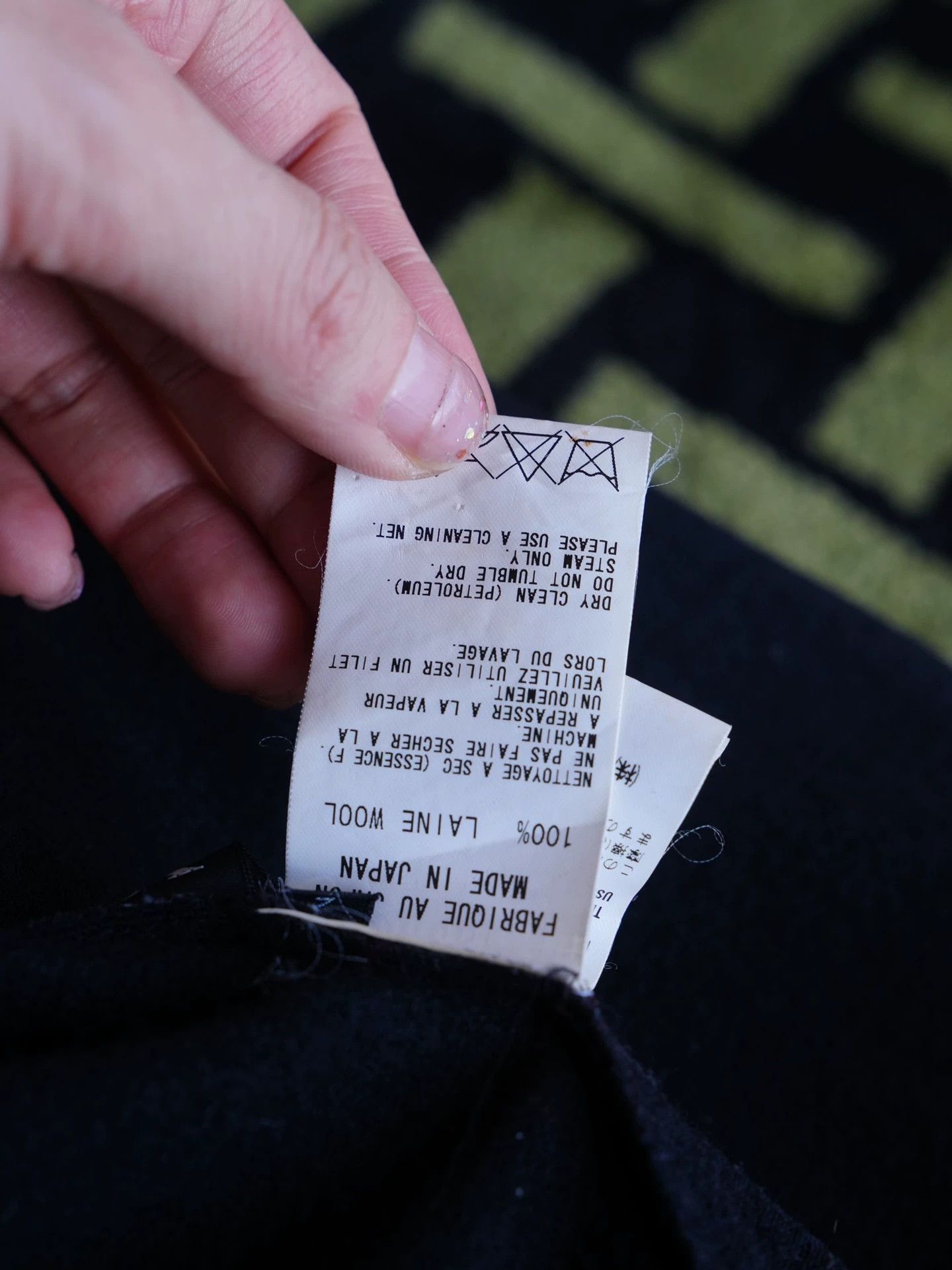 Yohji Yamamoto Yohji Yamamoto Y's Wide Light Wool Short Coat Free Size Size ONE SIZE - 6 Thumbnail