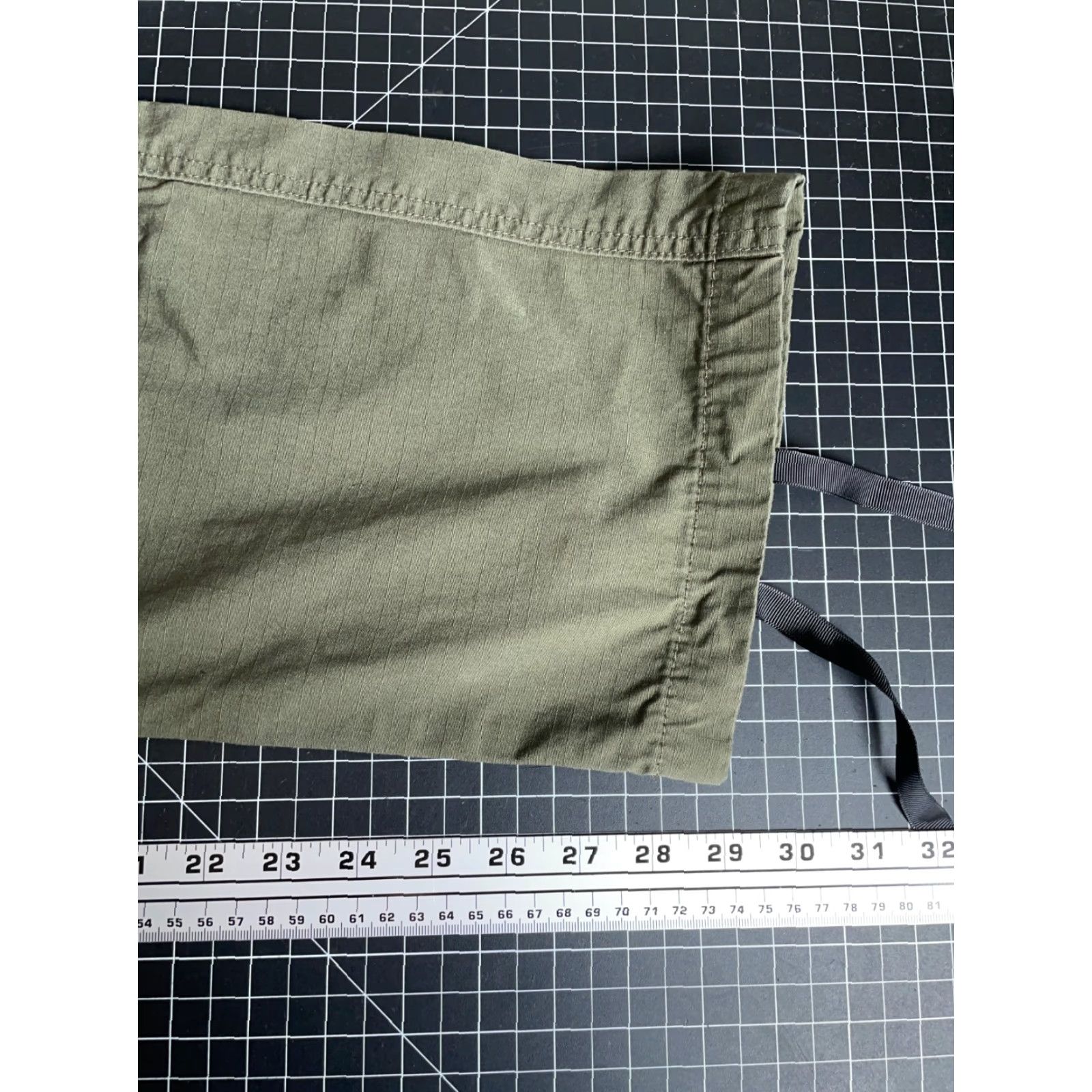 Vintage Tactical Ripstop Cotton Canvas Cargo Pants Men's Large Green 34 x 29 Cargo Pocket Adjustable Waist Size US 34 / EU 50 - 6 Thumbnail