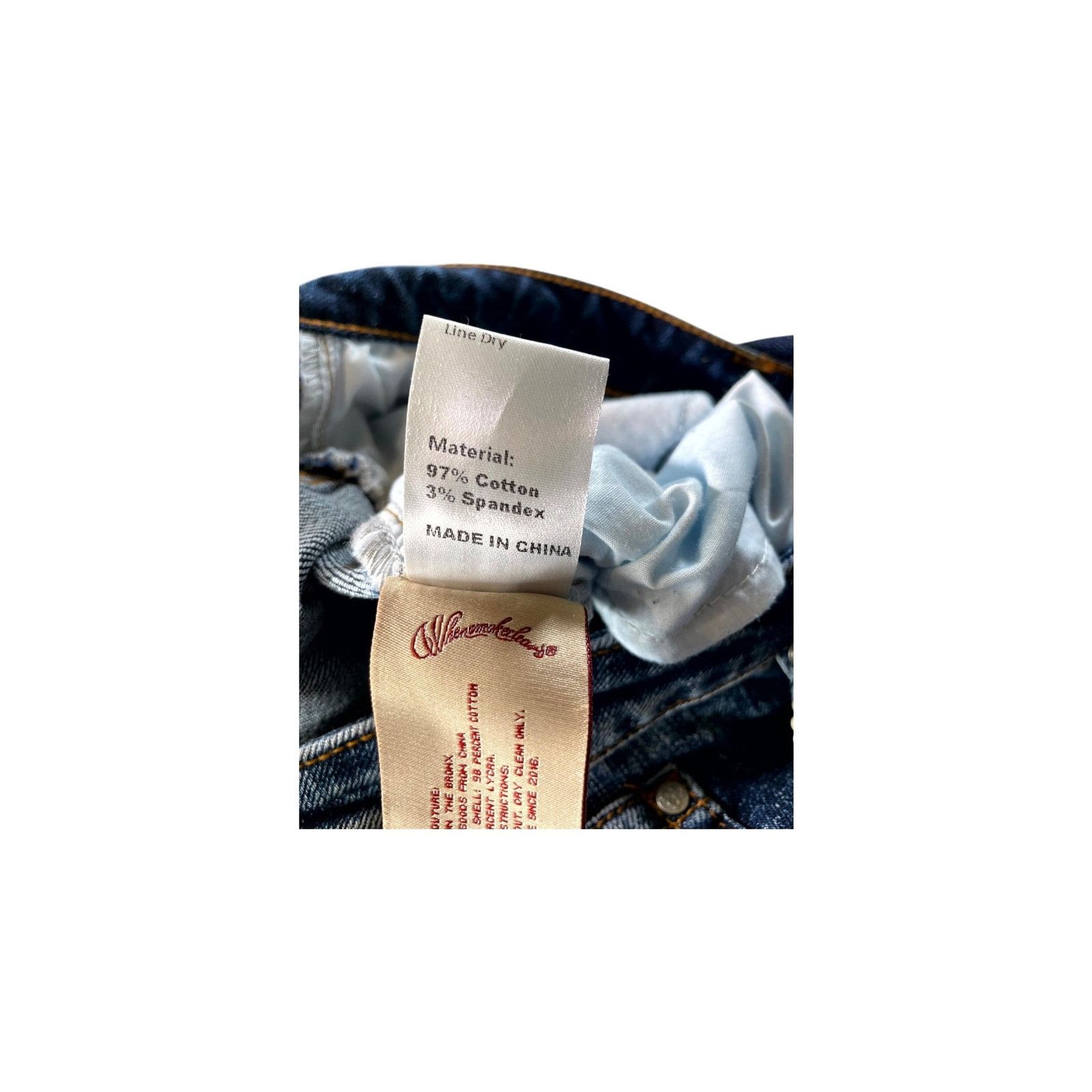 Whensmokeclears When Smoke Clears "Fumi Diamond" Dark Wash Jeans Size US 32 / EU 48 - 8 Thumbnail