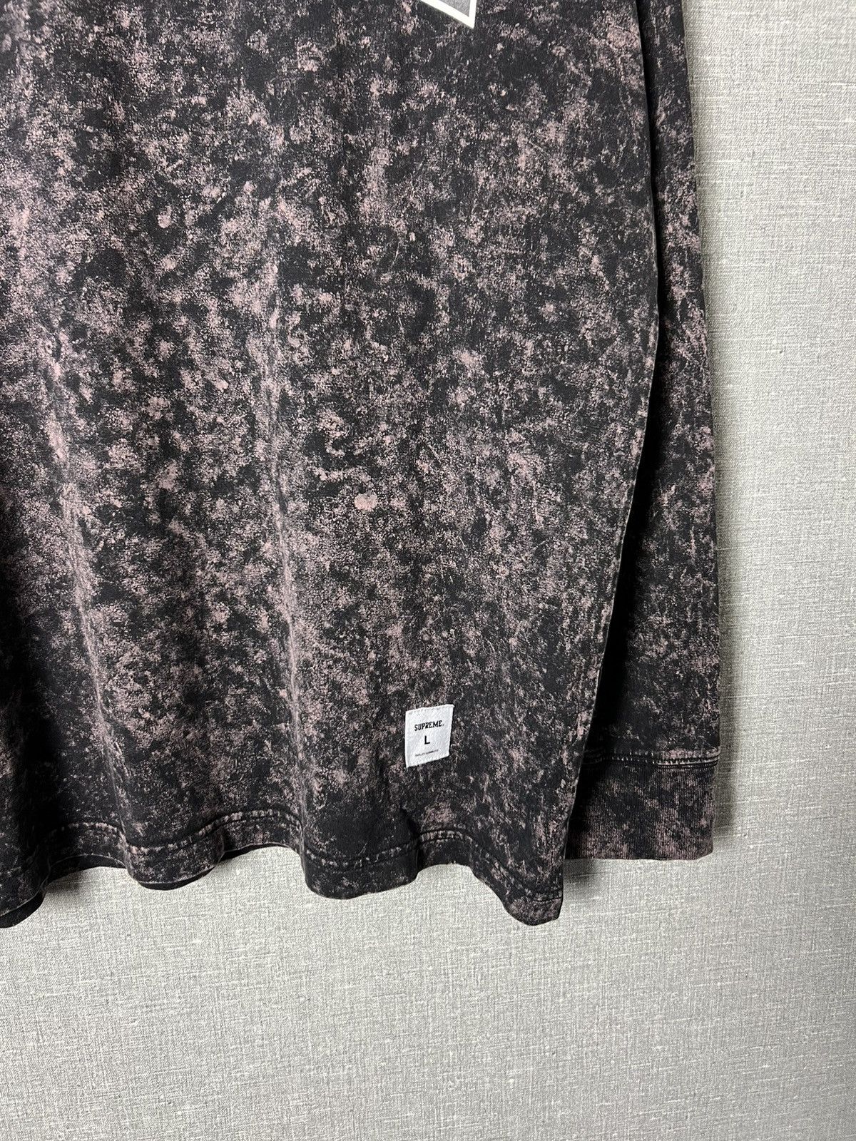 Supreme Supreme Acid Wash Arc Logo Tie Dye Long Sleeve Tee Size US L / EU 52-54 / 3 - 8 Thumbnail