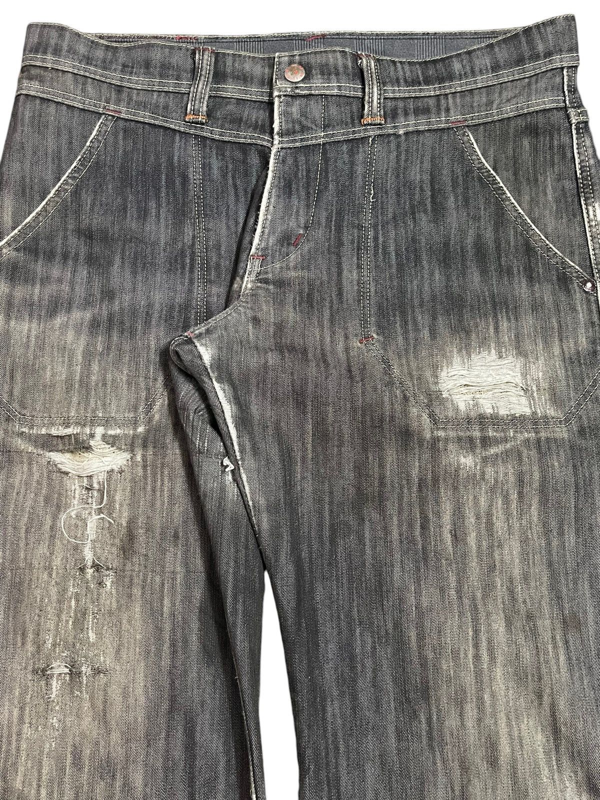 Edwin Vintage Edwin Wild Fire Warm Quality Faded Distress Jeans Size US 34 / EU 50 - 4 Thumbnail