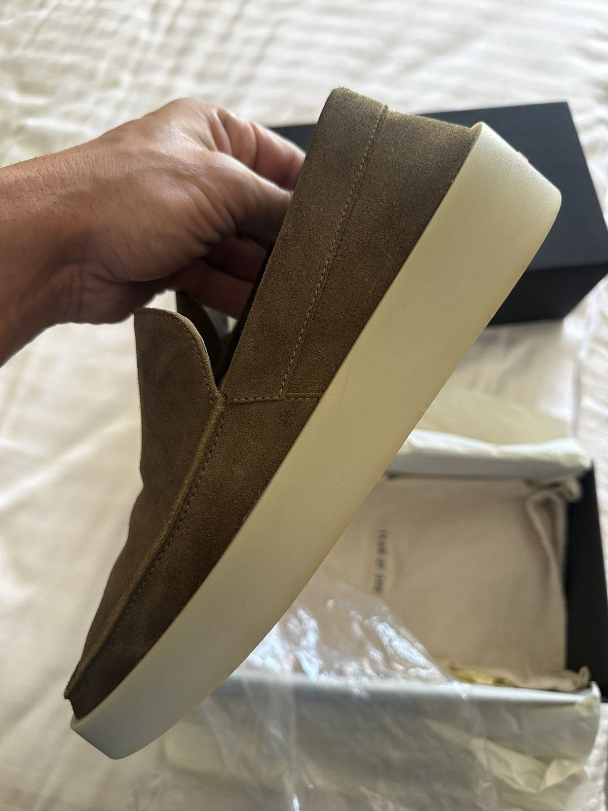 Fear of God 7th collection loafer taupe Size US 9.5 / EU 42-43 - 11 Thumbnail